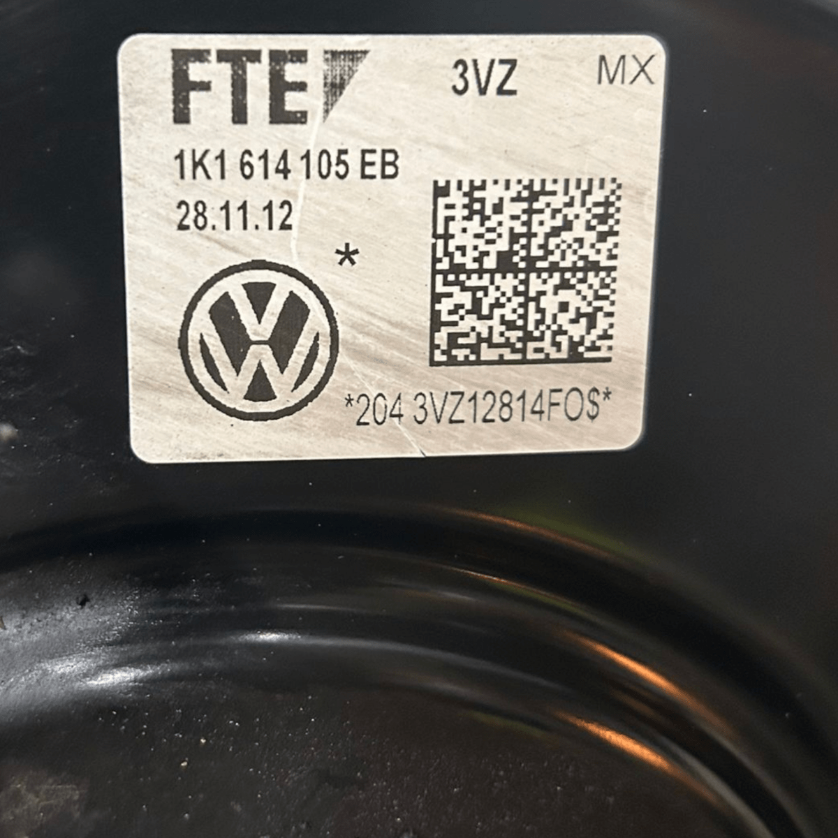 Brake booster pump volkswagen golf vi 1.4 petrol code:1k1614105eb (2008 > 2012) - F&P CRASH SRL - Used Spare Parts