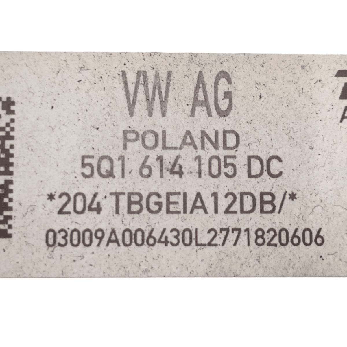 Pompa servofreno volkswagen golf vii 1.6 diesel cod: 5q1614105 (2012 - 2021) - F&P CRASH SRL - Ricambi Usati