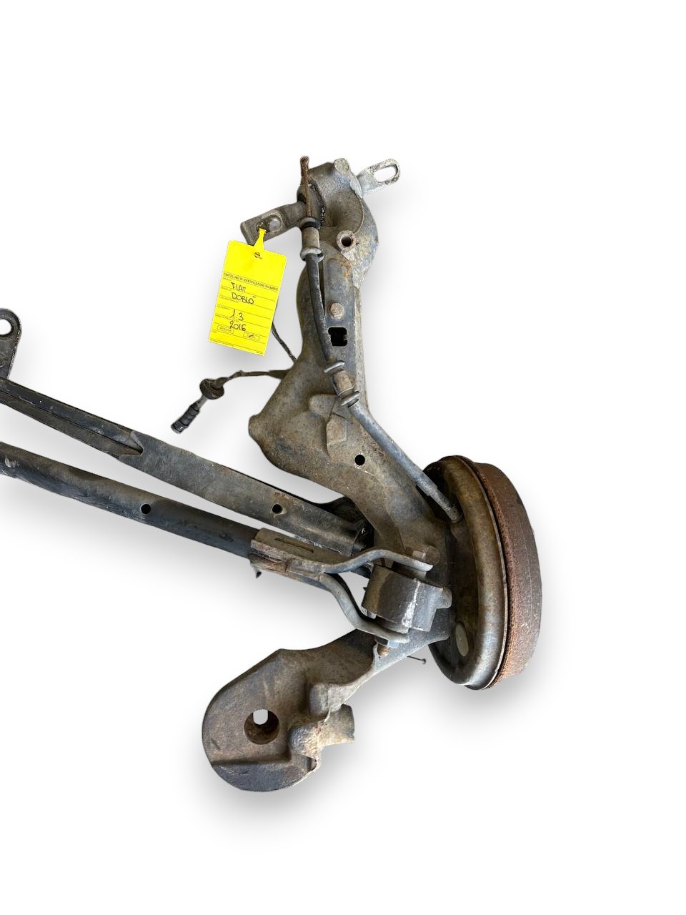 Rear Drum Axle Bridge Fiat Doblo' 1.3 Diesel (2016) - F&P CRASH SRLS - Used Parts