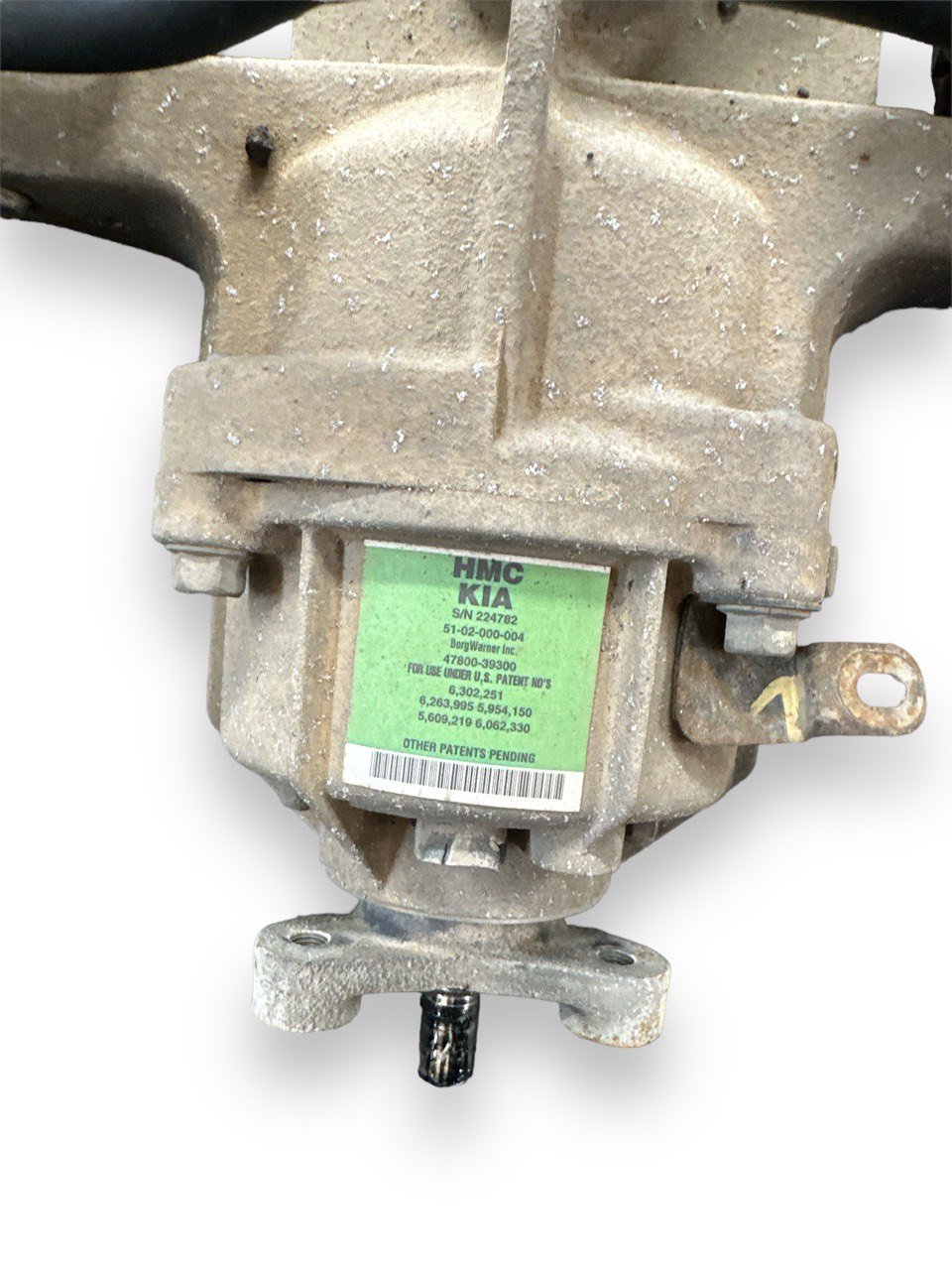Rear axle / rear differential bridge Hyundai Santa Fe II 2.2 crdi (2007) - F&P CRASH SRLS - Used Parts