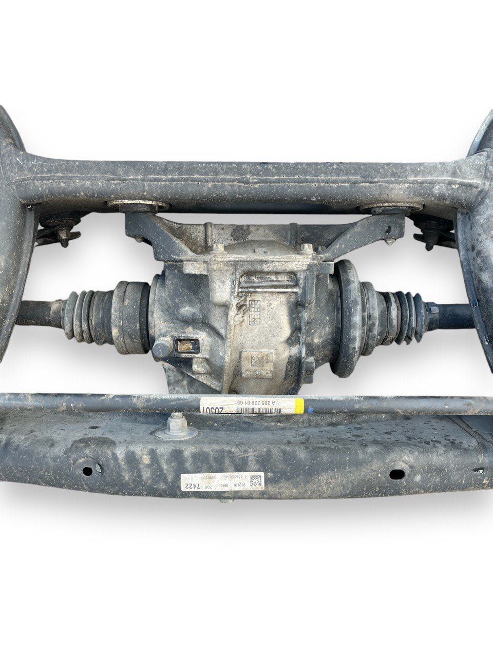 Ponte / Assale posteriore + Differenziale posteriore Mercedes - Benz Classe C W205 SW 4MATIC 2.2 Diesel (2014 al 2021) - F&P CRASH SRLS - Ricambi Usati