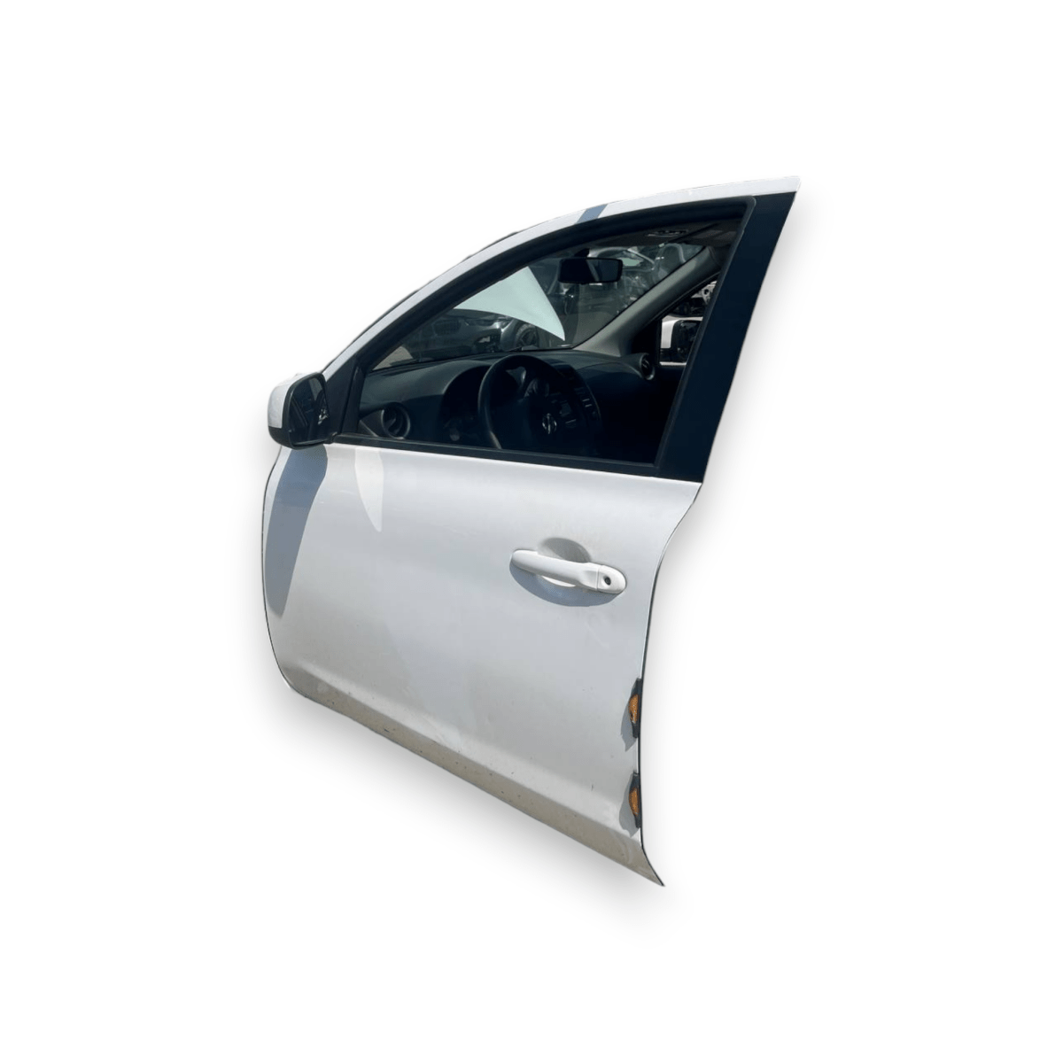 Porta / Portiera / Sportello anteriore sinistro (sx) Bianco Nissan Micra K13 5 Porte (2010 al 2017) - F&P CRASH SRLS - Ricambi Usati