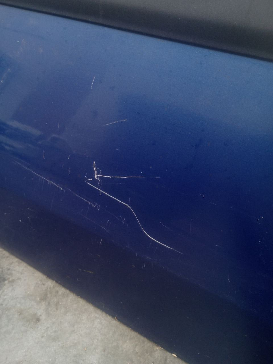 Porta / Portiera / Sportello anteriore sinistro (sx) Fiat Doblò I° Serie Restyling Blu (2005) - F&P CRASH SRLS - Ricambi Usati