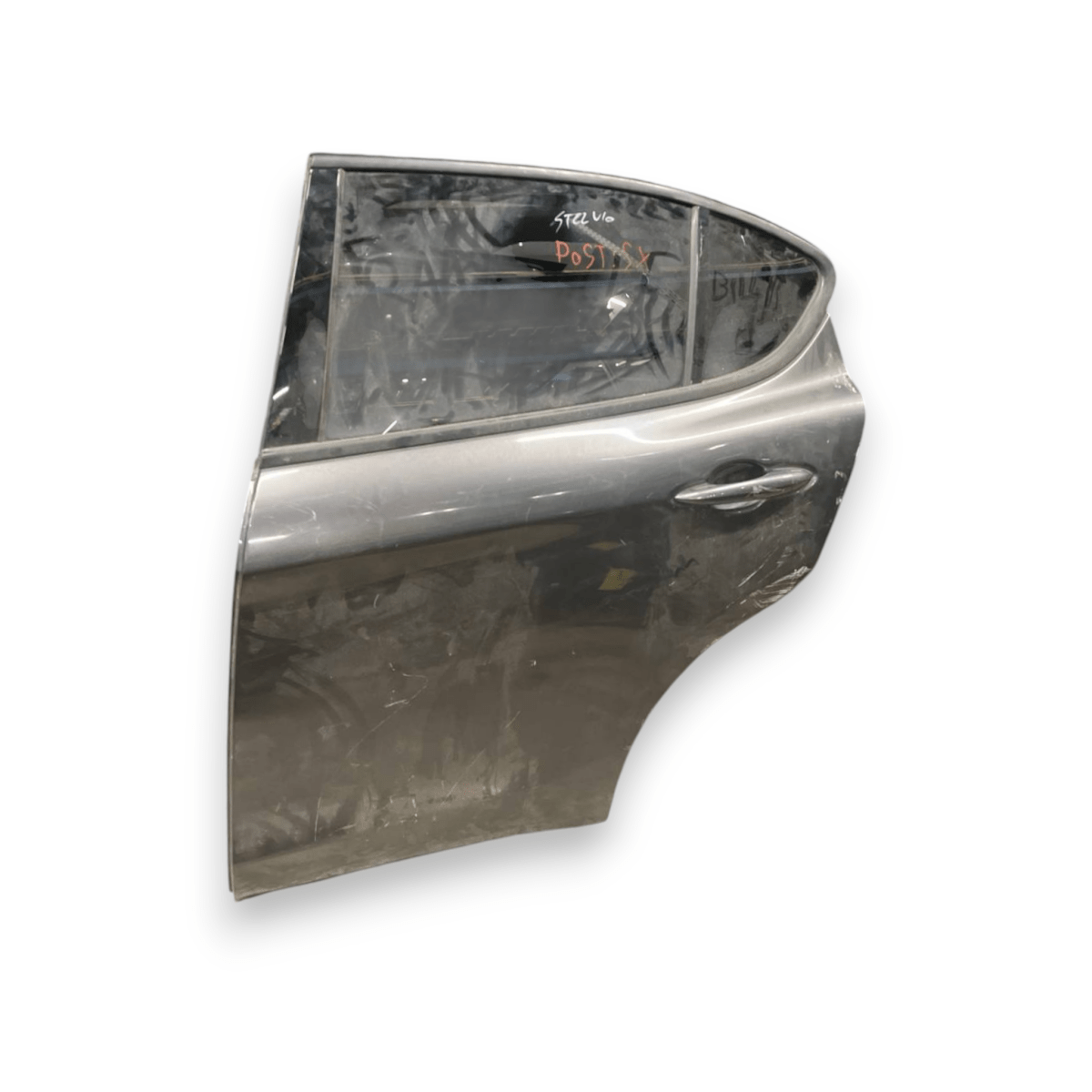 Porta / Portiera / Sportello posteriore sinistra (sx) Grigia Alfa Romeo Stelvio (2016 - ) - F&P CRASH SRLS - Ricambi Usati
