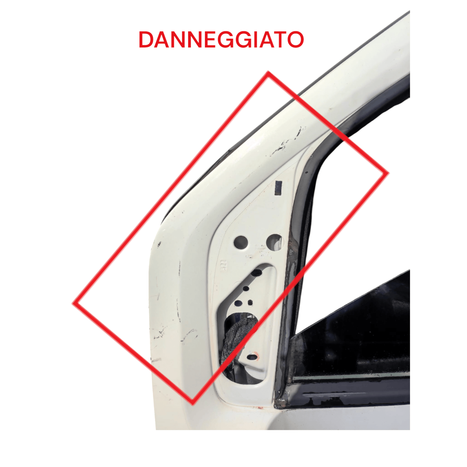 Portiera Anteriore Sinistra Bianca Fiat Qubo (2008 - 2019) - F&P CRASH SRLS - Ricambi Usati