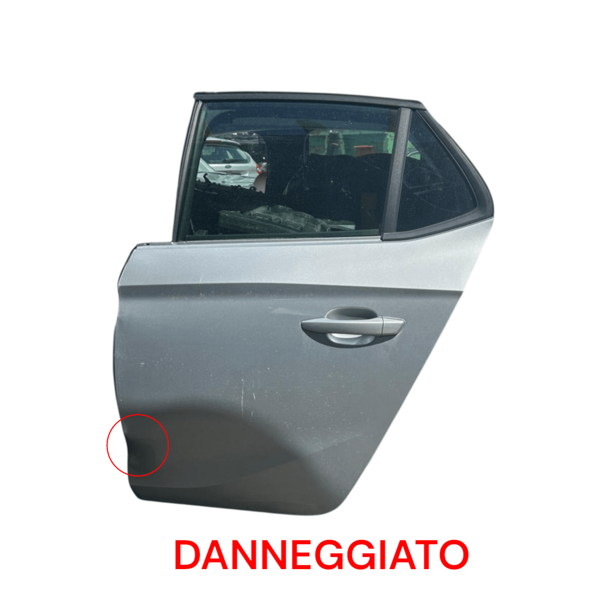 Left Rear Door Abalone White Opel Corsa F (2019 > ) Door / Panel - F&P CRASH SRLS - Used Parts
