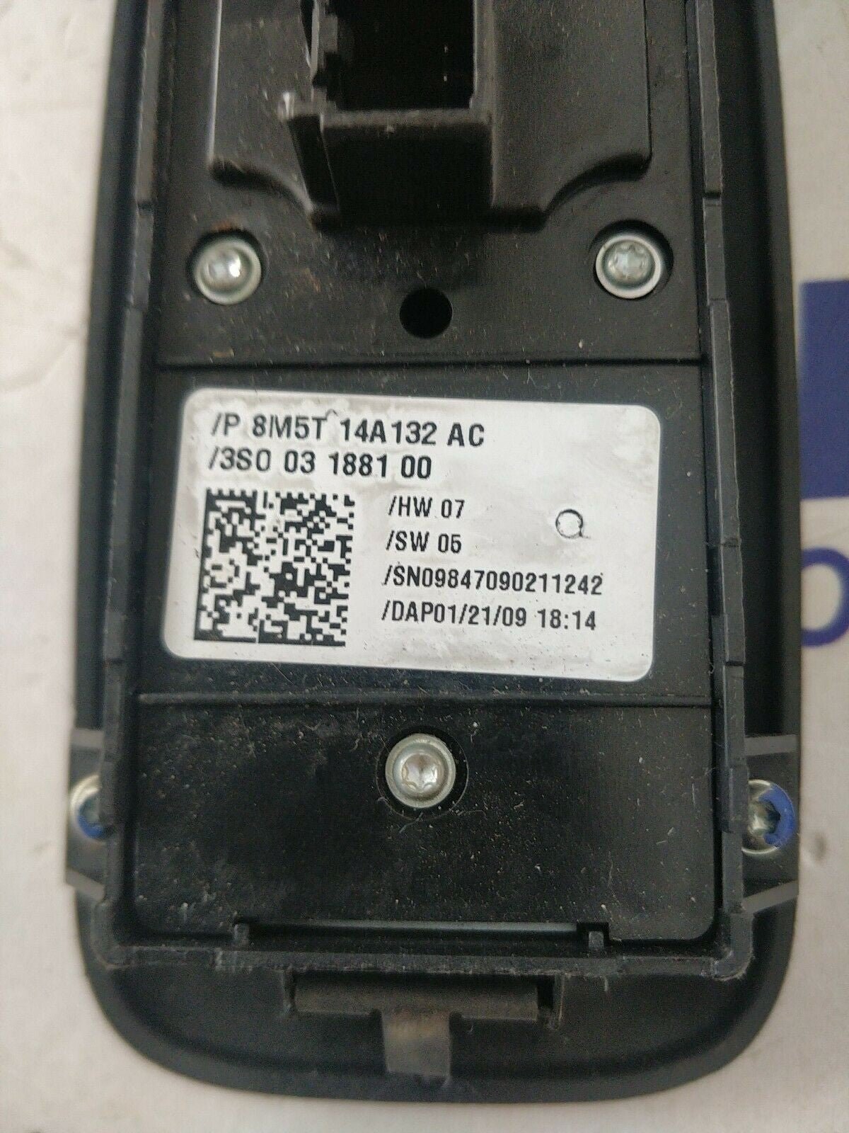 Left Front Window Switch FORD Kuga ( Cbv ) 8M5T14A132AC - F&P CRASH SRLS - Used Parts