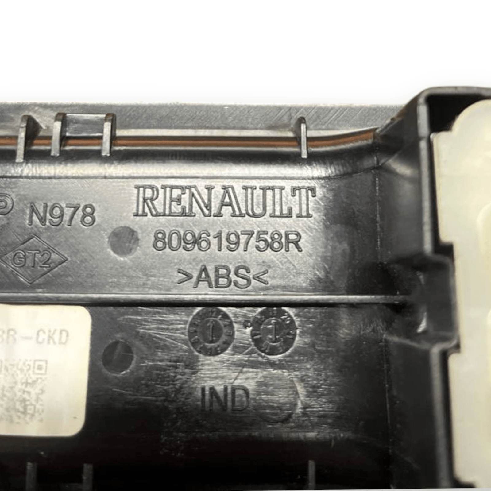 Left front window lift button (sx) Renault Express II (2020 - ) code: 809619758R - F&P CRASH SRLS - Used Parts