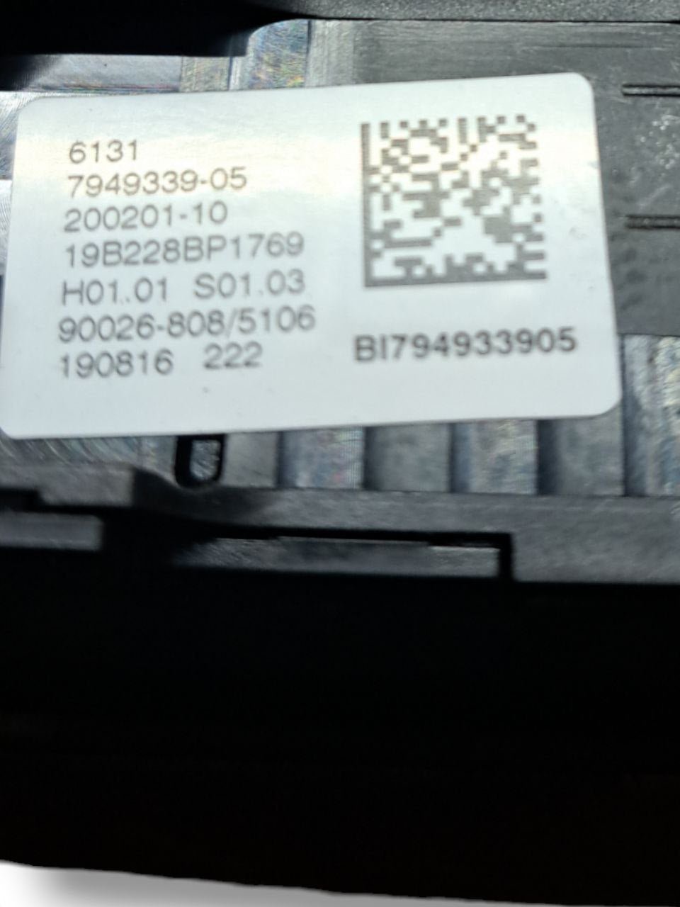 Pulsantiera comandi radio Bmw Serie 1 F40 (2022) COD:BI794933905 - F&P CRASH SRLS - Ricambi Usati
