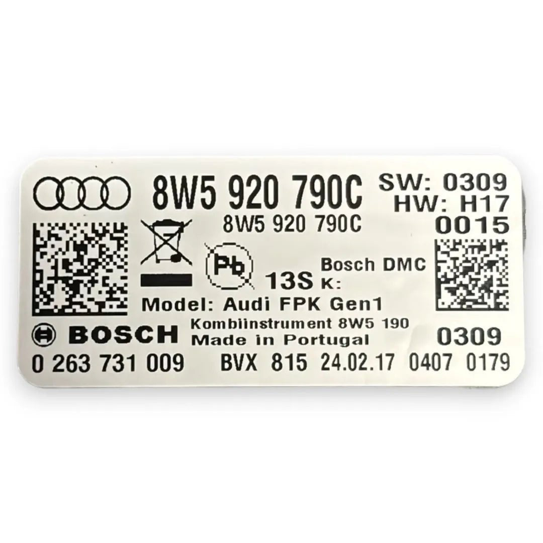 Dettaglio Quadro strumenti completo Audi A4 8W 2015–2019 OEM 8W5920790 - foto 3