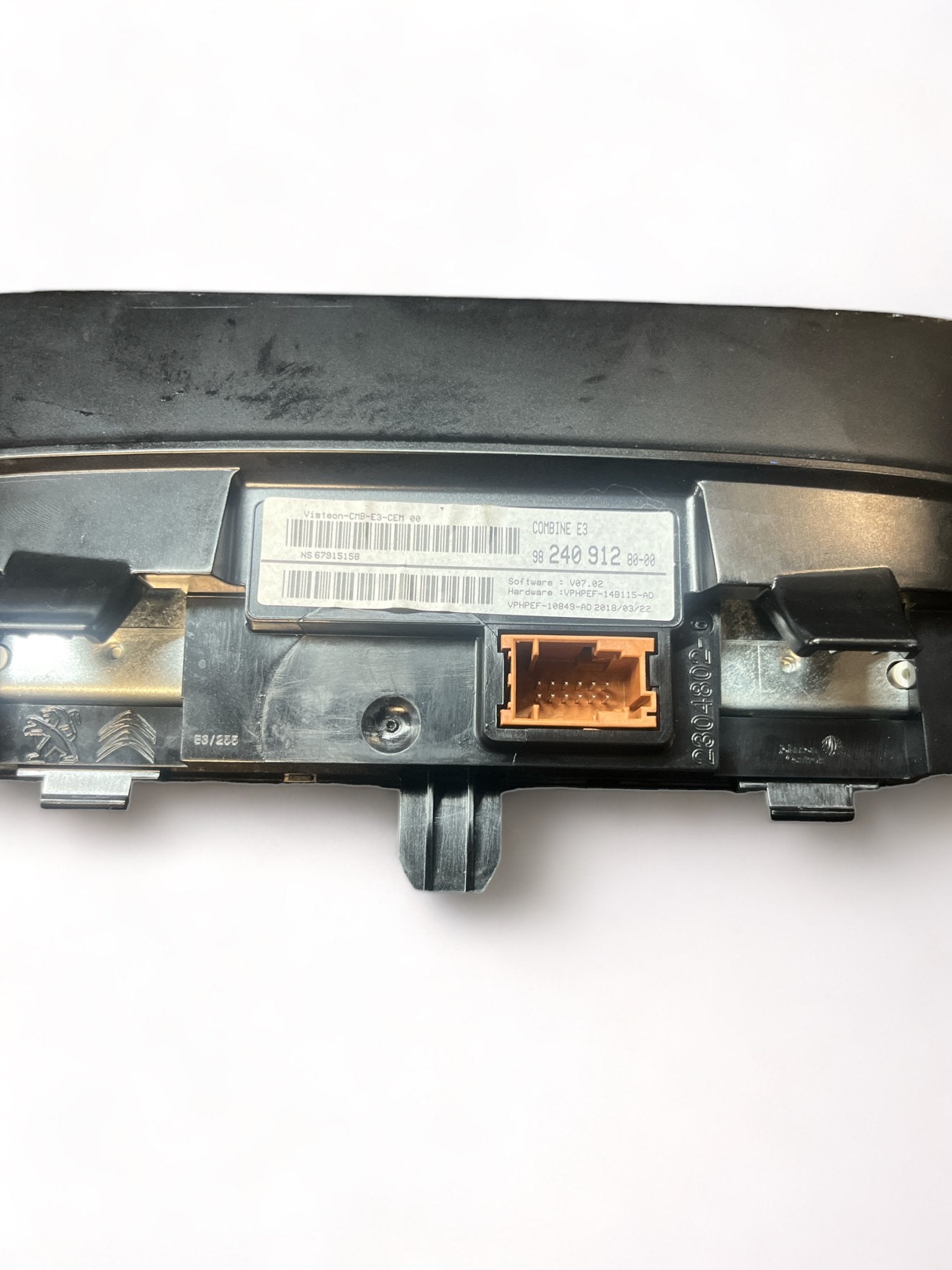 Dashboard Instruments Screen Speedometer Odometer Citroen C4 Cactus (2019 - 1.6d) code: 982409128000 - F&P CRASH SRLS - Used Parts