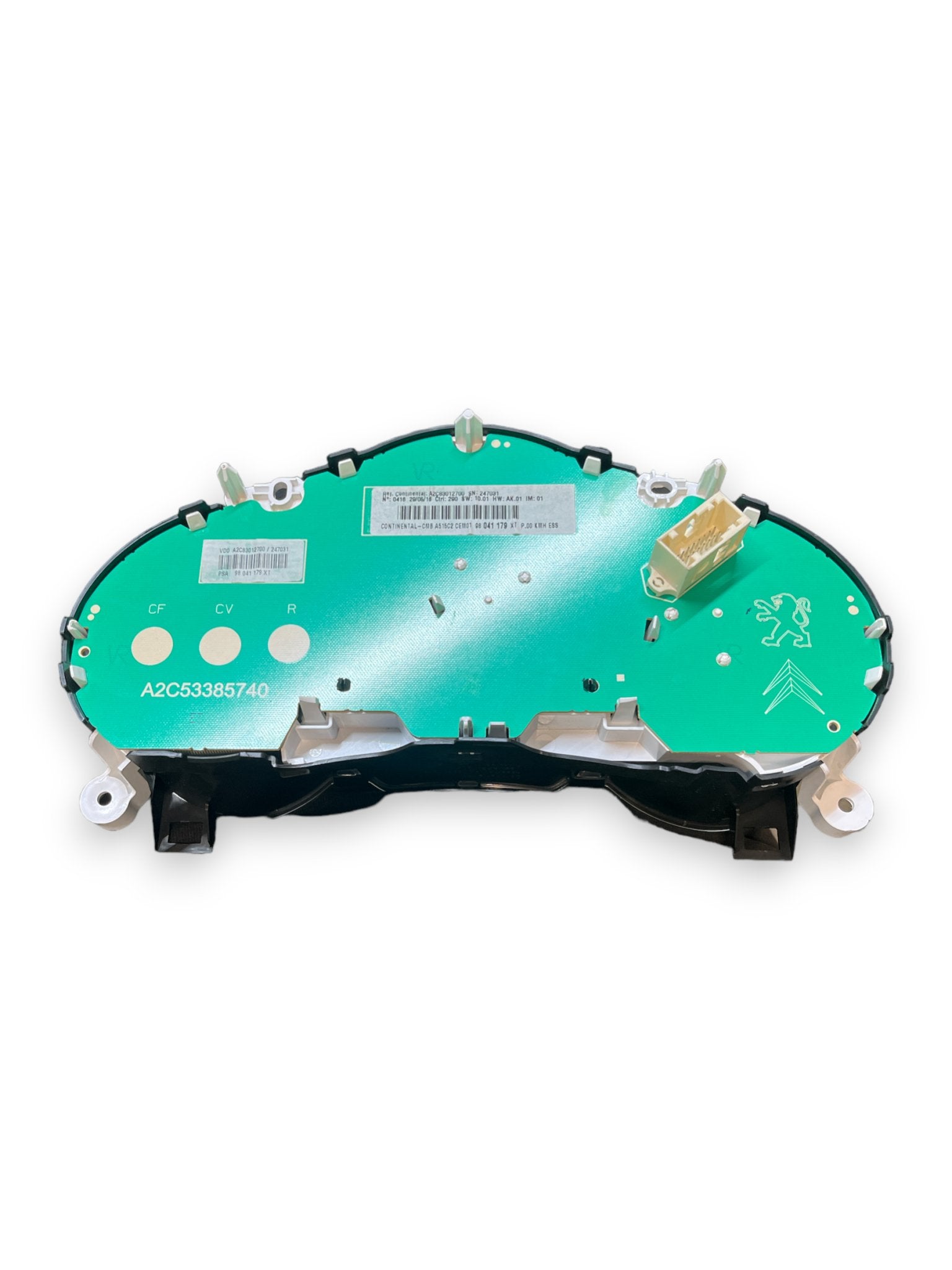 Dashboard Instruments Speedometer Odometer Veglia Citroen C3 (2013 - 1.4b - Manual) code: A2C53385740 - F&P CRASH SRLS - Used Parts