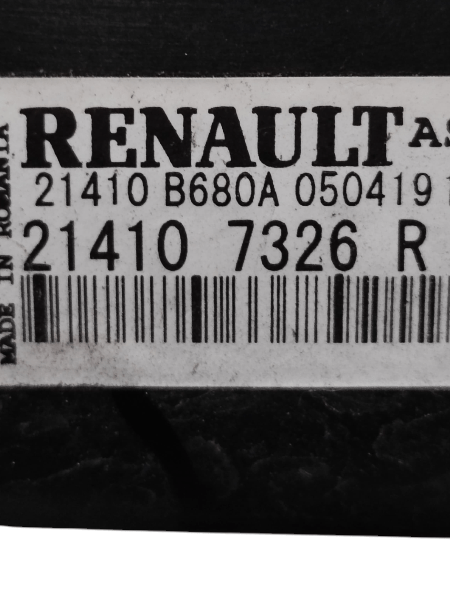 Water Radiator Renault Clio IV 0.9 Turbo Petrol COD: 214107326R (2012 - 2021) - F&P CRASH SRLS - Used Parts