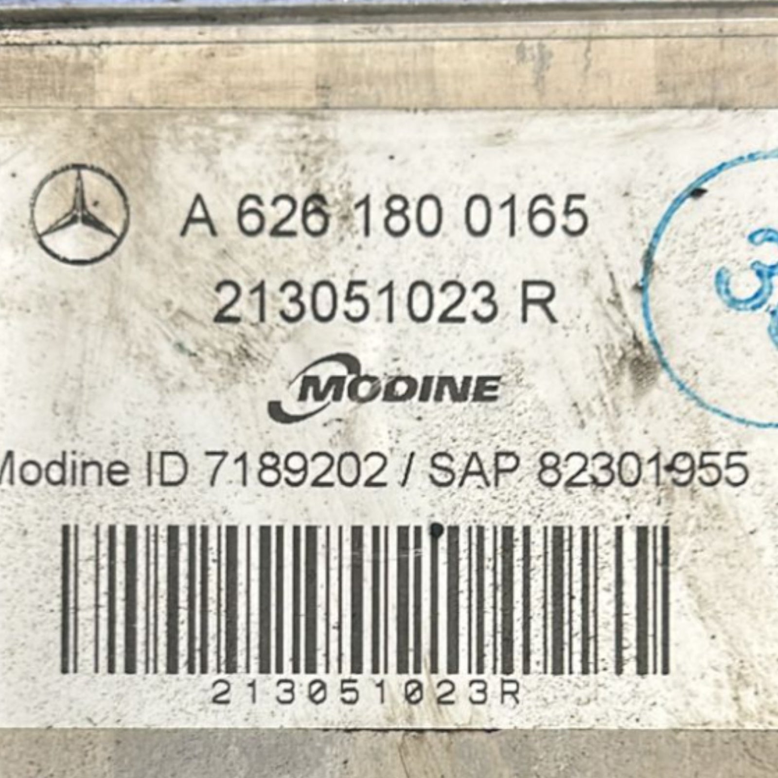 Oil Radiator Mercedes Benz Class C (W205) 1.6 Diesel code A6261800165 (2014 > 2021) - F&P CRASH SRLS - Used Parts