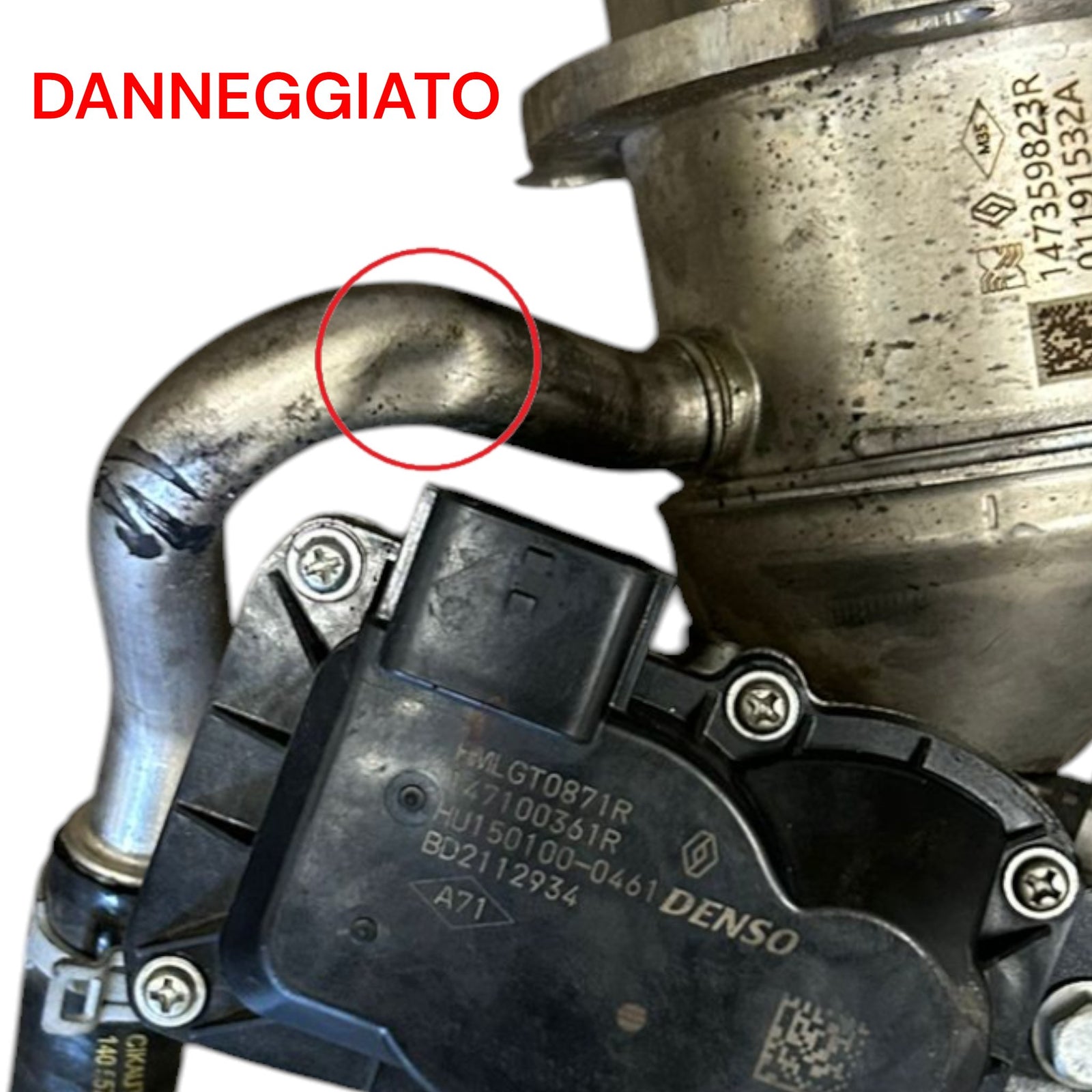 Radiator / EGR Valve Exhaust Gas Nissan Qashqai (J11) code.147359823R 1.5 Diesel (2014 > 2021) - F&P CRASH SRLS - Used Parts