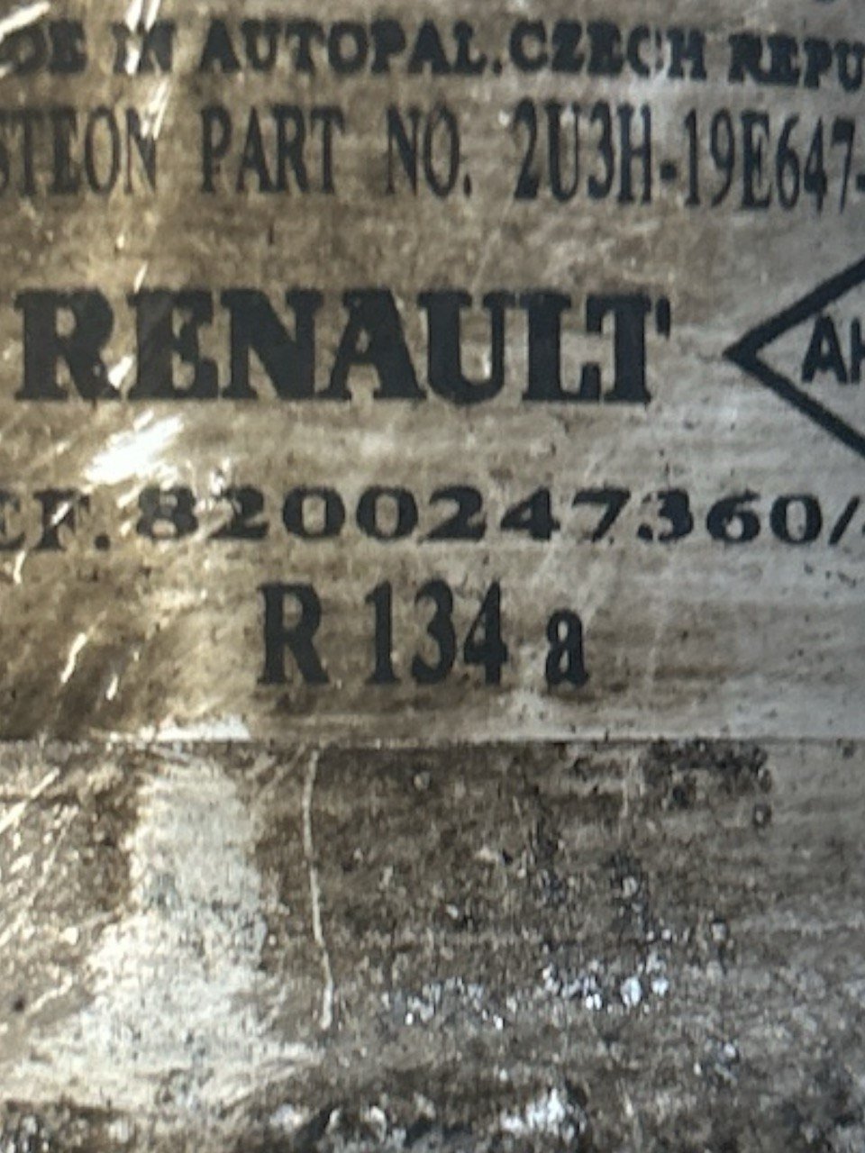 Renault Scenic 1.9 Diesel (2003 > 2009) cod.8200229446 Air Conditioning Pipe + Dryer Filter / Accumulator - F&P CRASH SRLS - Used Parts