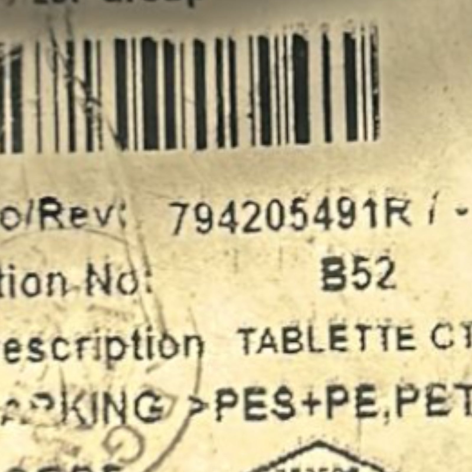 Ripiano / Cappelliera Bagagliaio Dacia Sandero II cod.794205491R (2012 > 2020) - F&P CRASH SRLS - Ricambi Usati