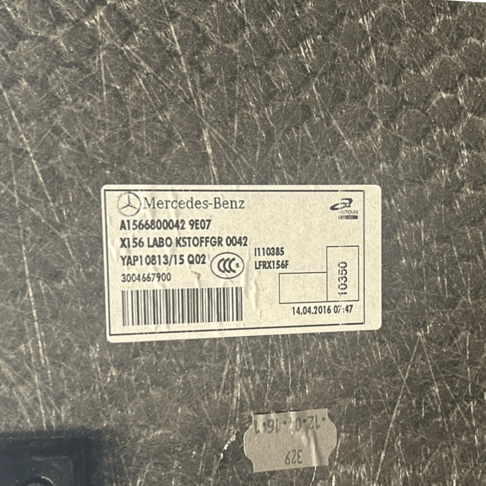 Ripiano / Tappeto Bagagliaio Mercedes Benz GLA (X156) cod.A1566800042 (2013 > 2019) - F&P CRASH SRLS - Ricambi Usati