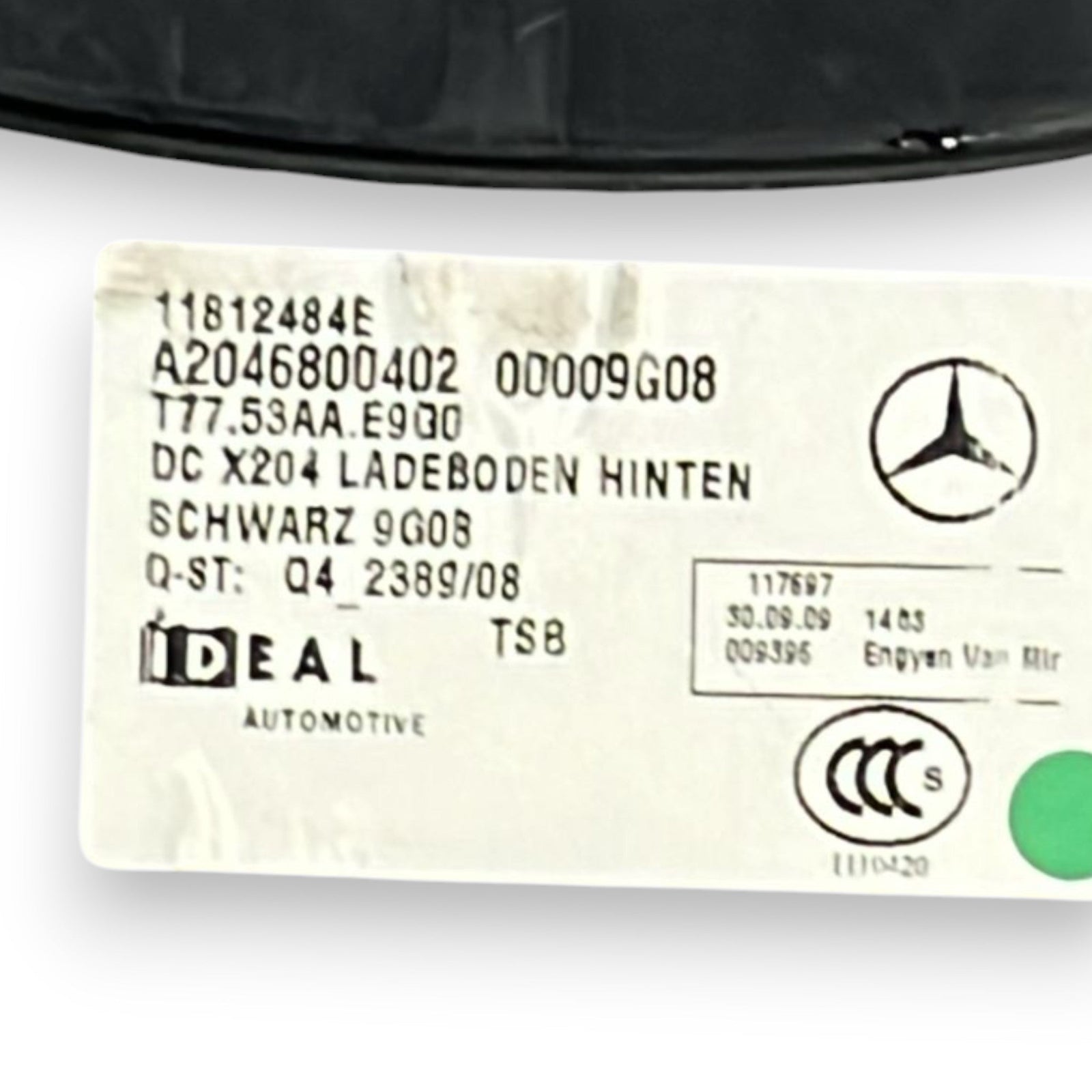 Ripiano / Tappeto Bagagliaio Mercedes Benz GLK cod:A2046800402 (2008 >2015) - F&P CRASH SRLS - Ricambi Usati