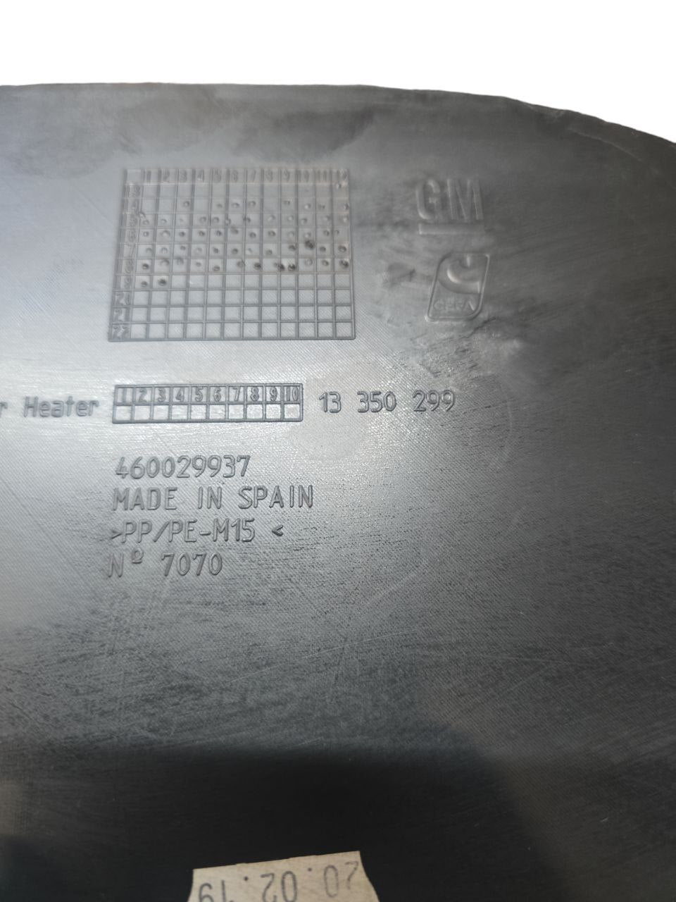 Interior Trim / Molding Opel Corsa E (2014 - 2019) Code: 13350299 - F&P CRASH SRLS - Used Parts