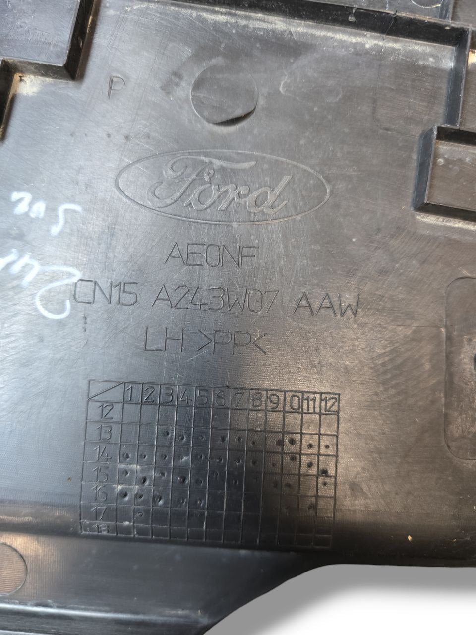 Cover / Trim Right Pillar Ford Ecosport (2015 >) Code: CN15A243W07AAW - F&P CRASH SRLS - Used Parts