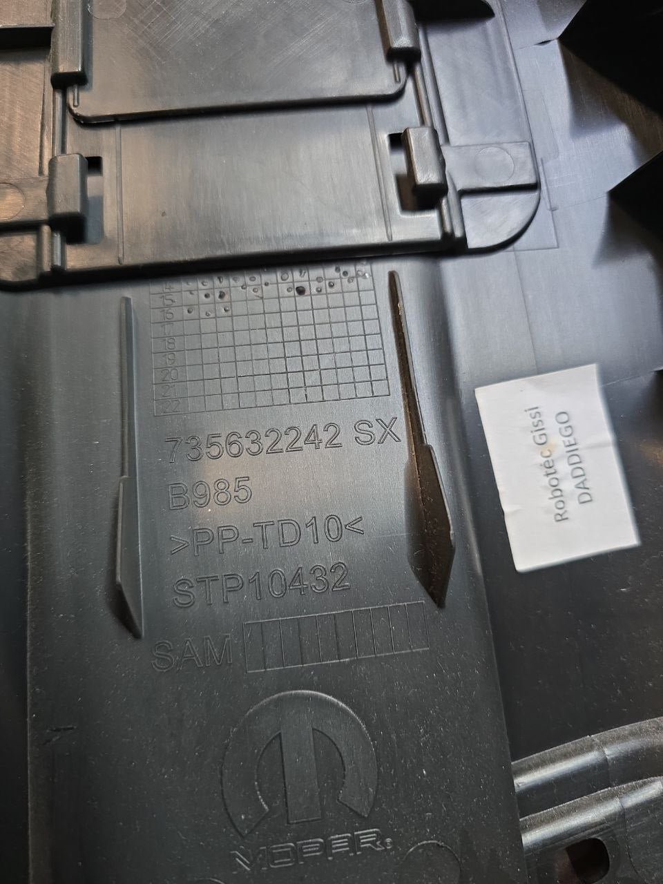 Upper left pillar cover Jeep Renegade (2014 >) COD:735632242 - F&P CRASH SRLS - Used Parts