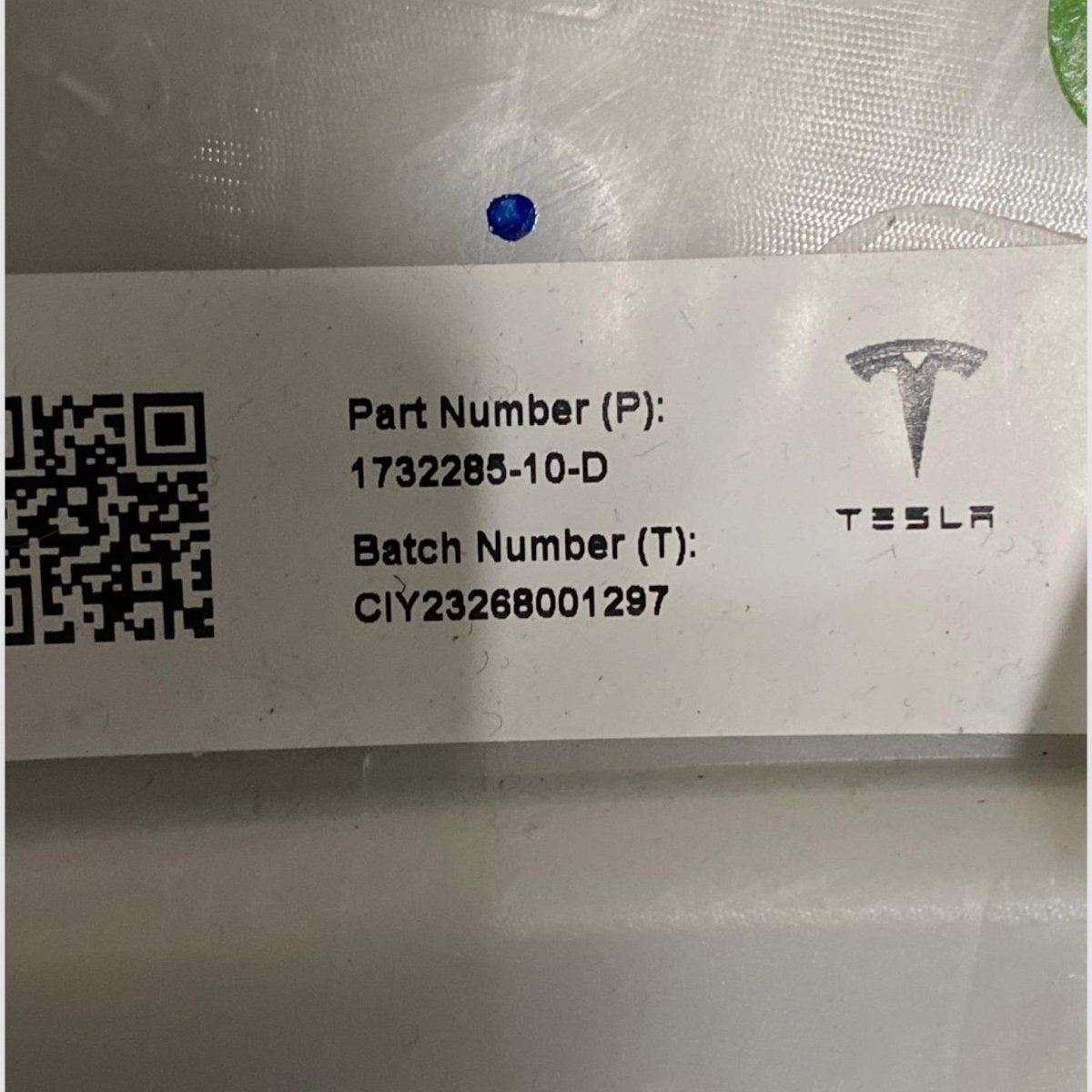 Upper left (sx) pillar cover Tesla Model 3 facelift (2023 - ) Code: 1732285 - 10 - D - F&P CRASH SRL - Used Parts