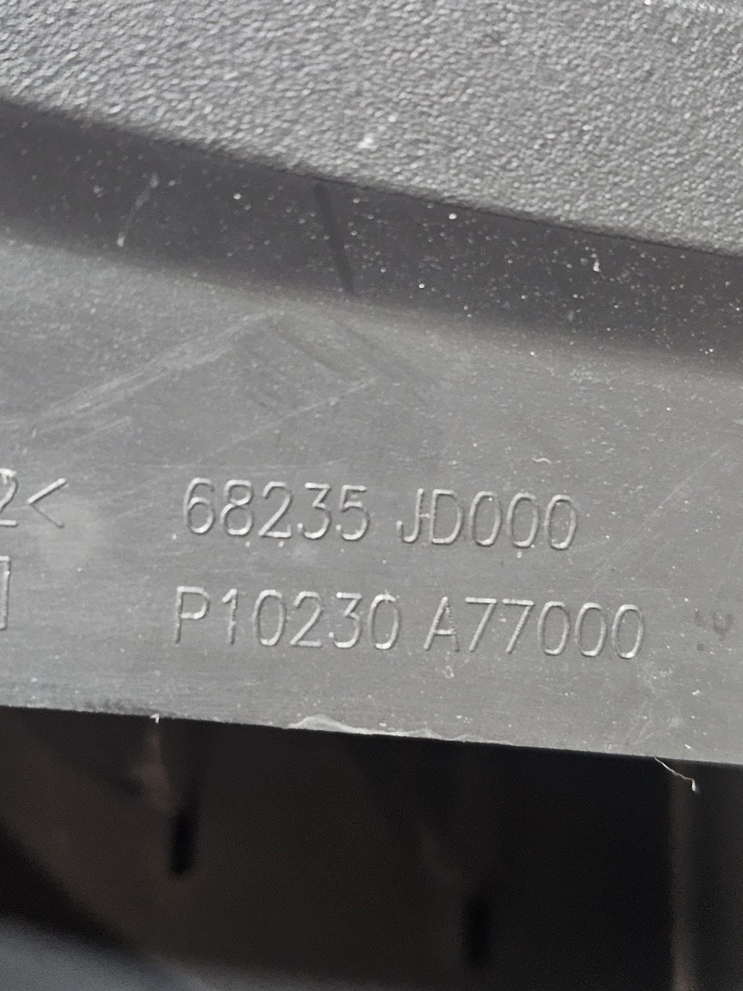Upper Cover Instrument Cluster Nissan Qashqai J10 Code:68235JD000 (2006 - 2014) - F&P CRASH SRLS - Used Parts