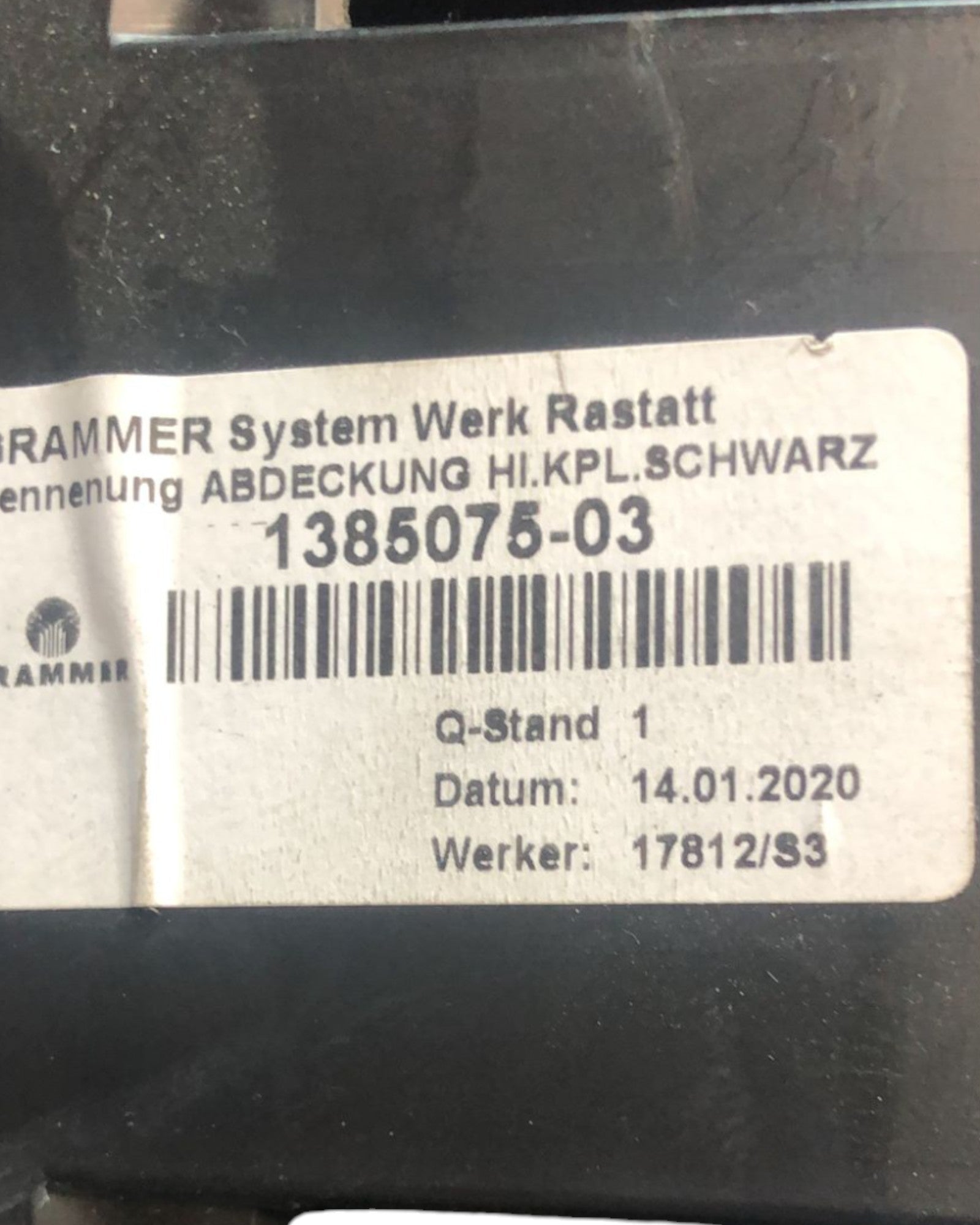 Rivestimento Tunnel Posteriore Mercedes Benz Classe A W177 (2018 >) cod:1385075 - 03 - F&P CRASH SRLS - Ricambi Usati