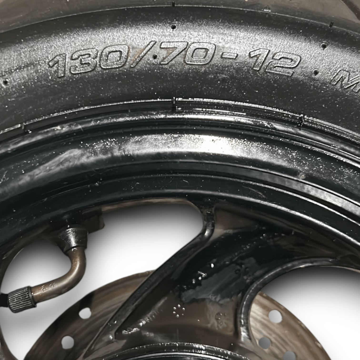 Ruota Posteriore Sym Joyride 200 (130/70 - 12) cod:E46075 (2007) - F&P CRASH SRLS - Ricambi Usati