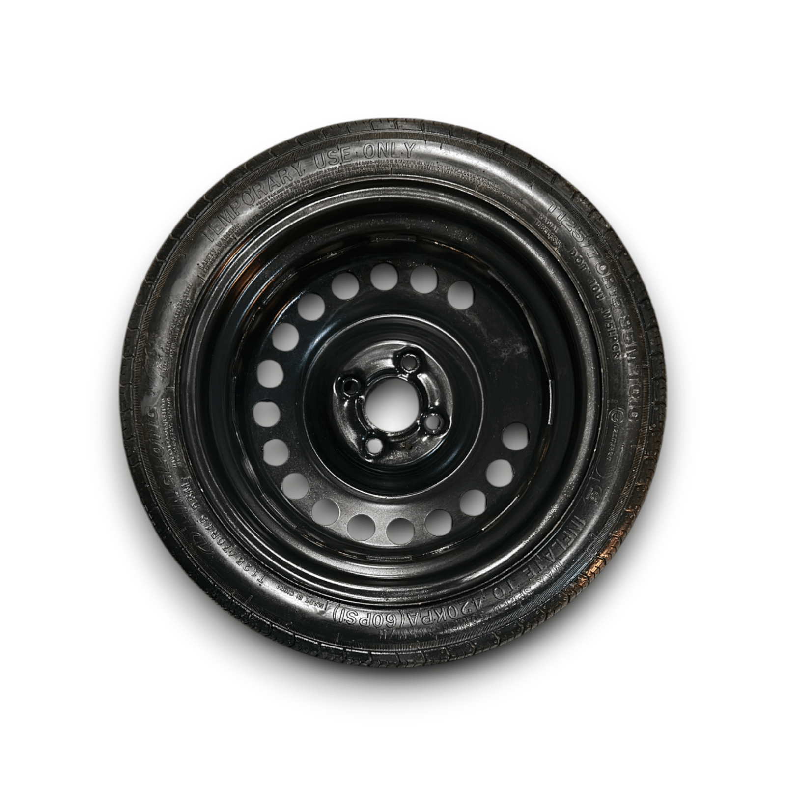 Spare Wheel / Spare Tire Nissan Micra K14 (2017 > 2023) (125 / 70 R15) - F&P CRASH SRLS - Used Parts
