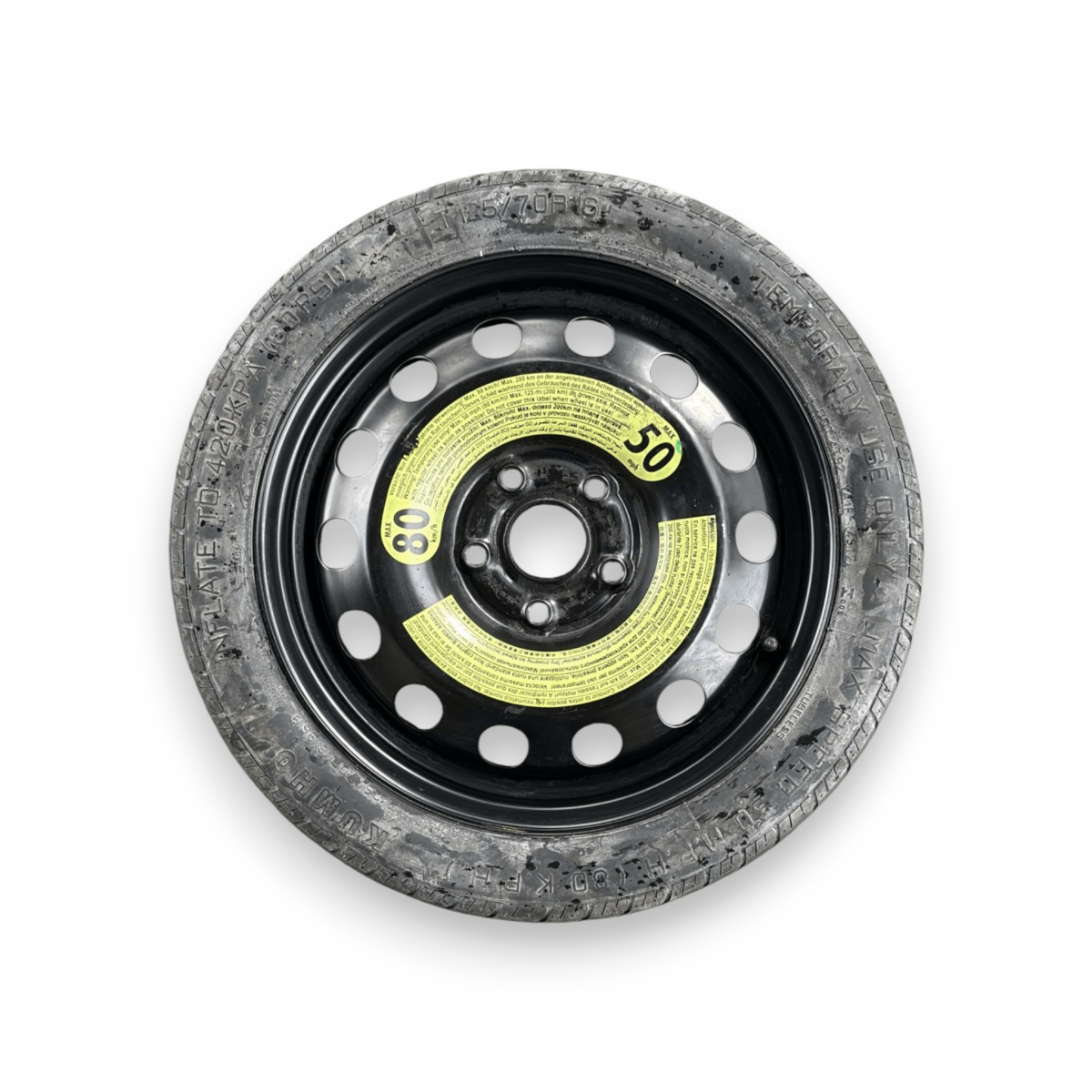 Ruotino di scorta audi a3 8p cod:1k601027aq (125/70R16) (2003 - 2013) - F&P CRASH SRL - Ricambi Usati
