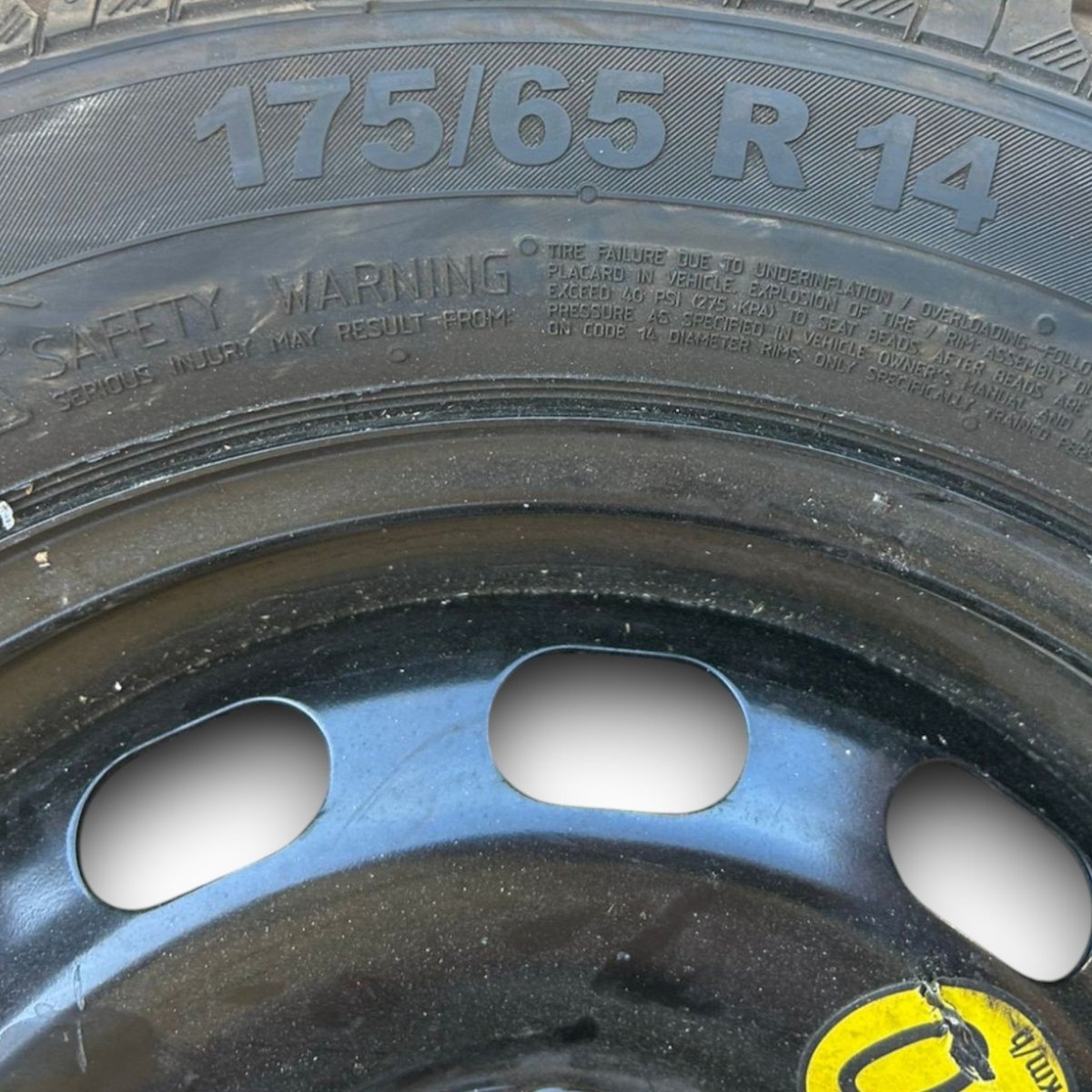 Ruotino di scorta ford fiesta VII cod:4U5A - 1A479 - BB (2017 > 2023) (175/65 r14) - F&P CRASH SRLS - Ricambi Usati