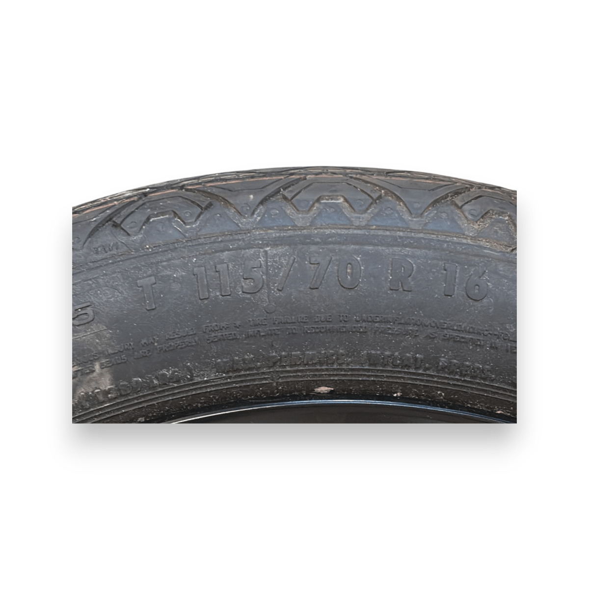 Ruotino di scorta peugeot 208 I cod:9825016480 (115/70/R16) (2012 - 2019) + kit riparazione - F&P CRASH SRL - Ricambi Usati