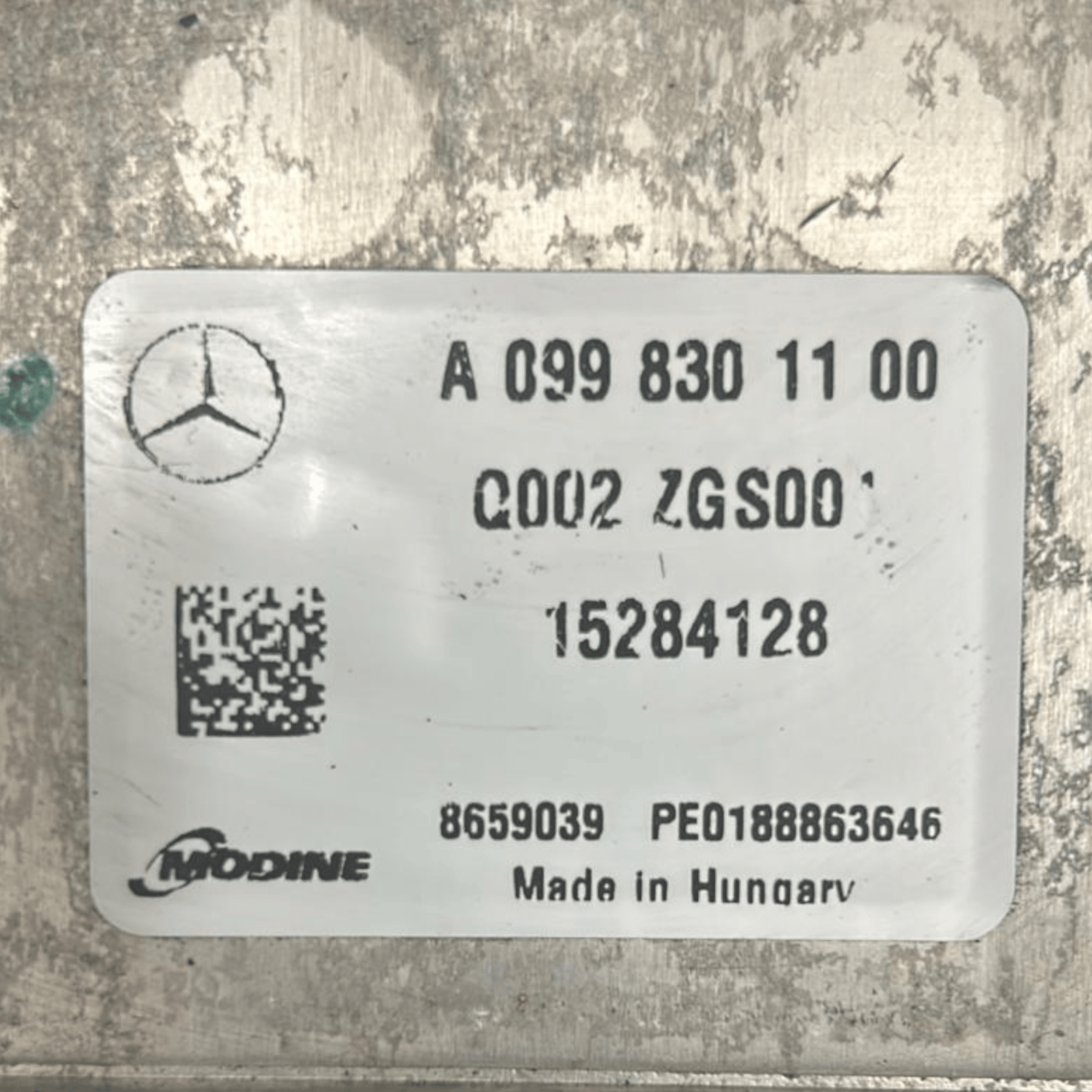 Mercedes Benz EQC Heat Exchanger code:A0998301100 (2019 > 2023) - F&P CRASH SRLS - Used Parts