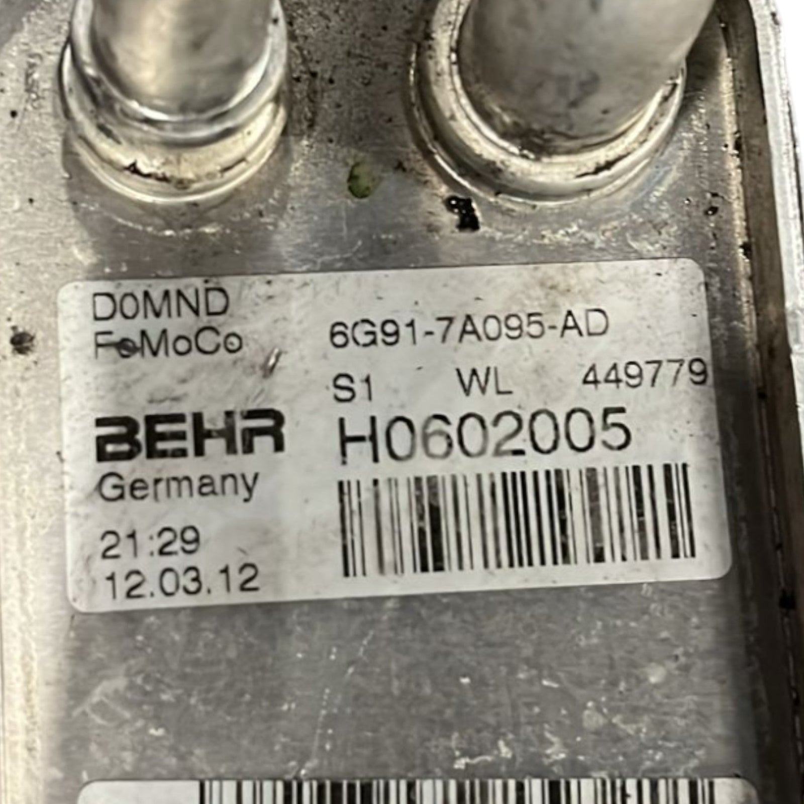 Volvo Heat Exchanger (V60) code:H0602005 2.0 Diesel (2010 >2018) - F&P CRASH SRLS - Used Parts