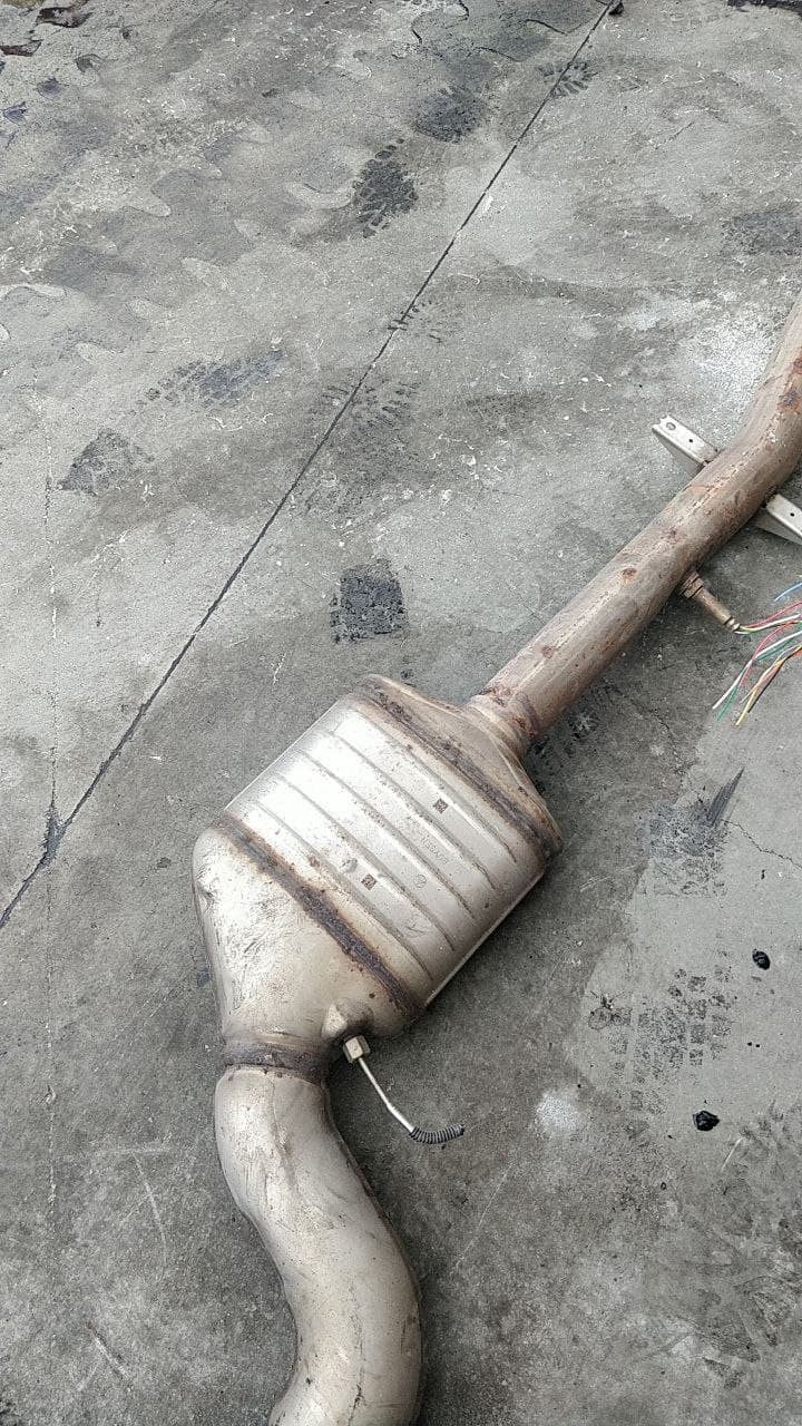 Exhaust + central catalyst + probes Mercedes class C w205 250 cdi code a2054900614 - F&P CRASH SRLS - Used Parts