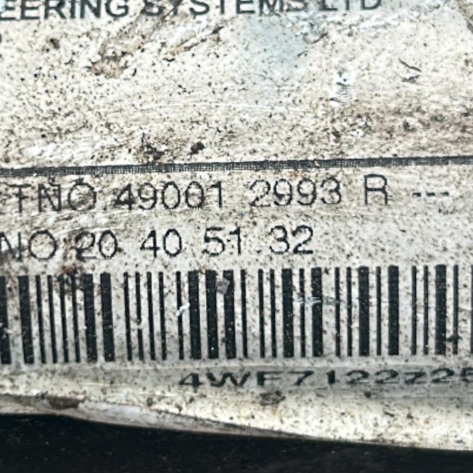 Steering Box Dacia Duster I cod.490012993R 1.5 Diesel (2010 > 2017) Steering Box - F&P CRASH SRLS - Used Parts