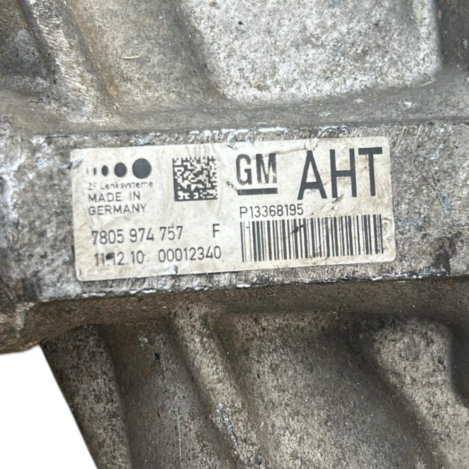 Steering Box Opel Astra J cod.P13368195 1.7 Diesel (2009 > 2012) cod.7805974757 cod.7805501619 cod.0273010163 Steering Box - F&P CRASH SRLS - Used Parts