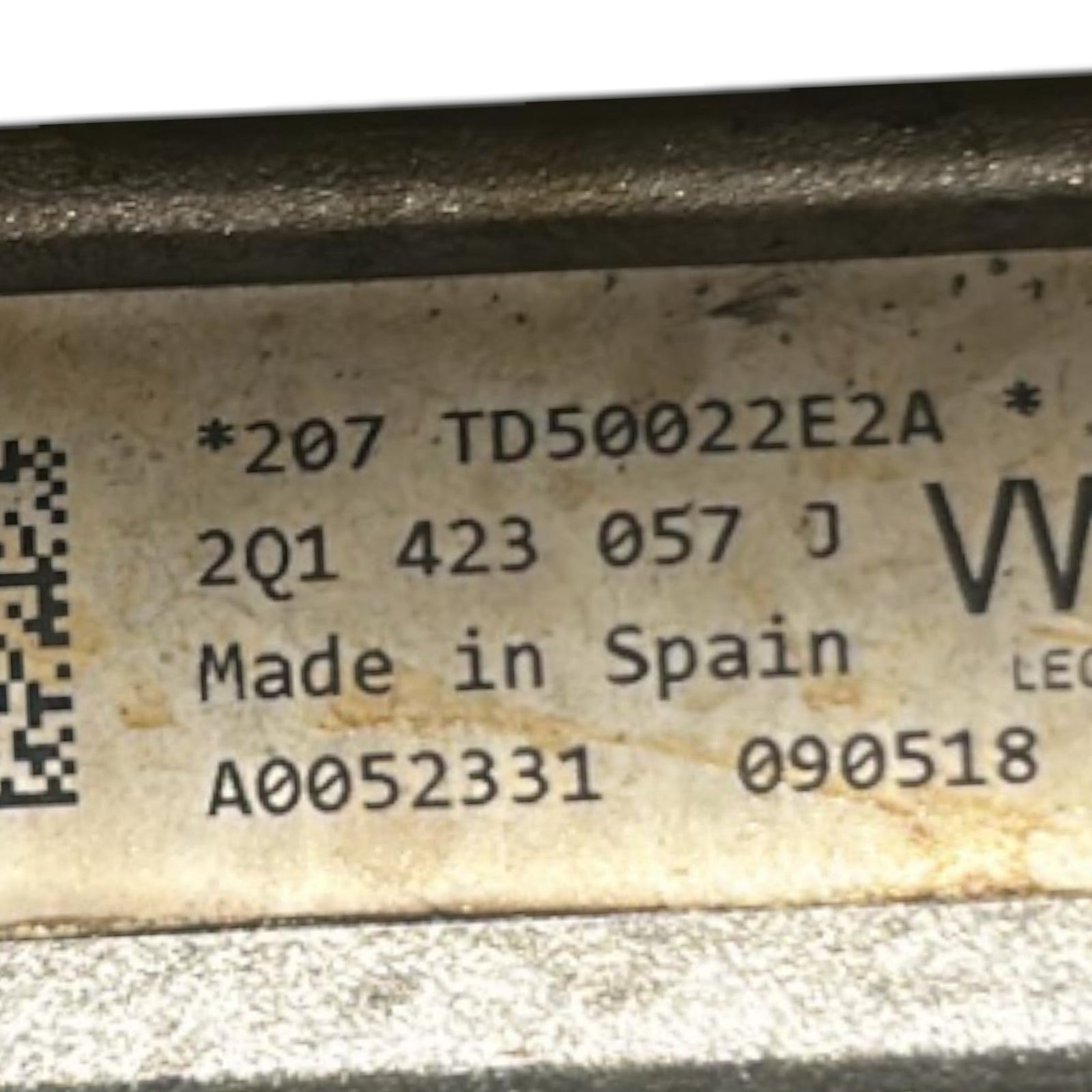Steering Box Volkswagen Polo (AW1) code 2Q1423057J 1.6 Diesel (2017 > ) Steering Box - F&P CRASH SRLS - Used Parts