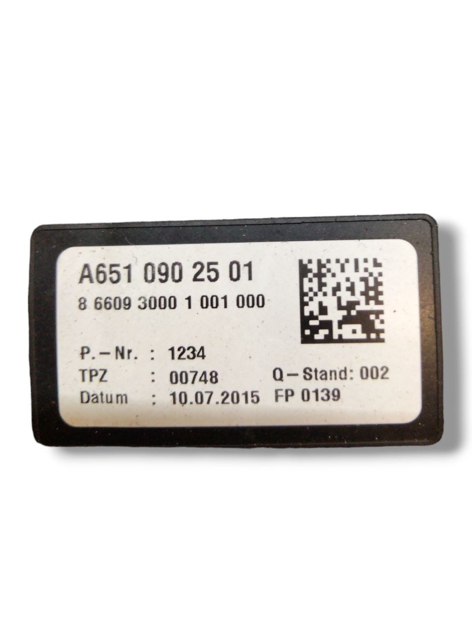 Air filter box / Complete filter box Mercedes Class C W205 2.2 (2013 - 2021) code A6510902501 - F&P CRASH SRLS - Used Parts