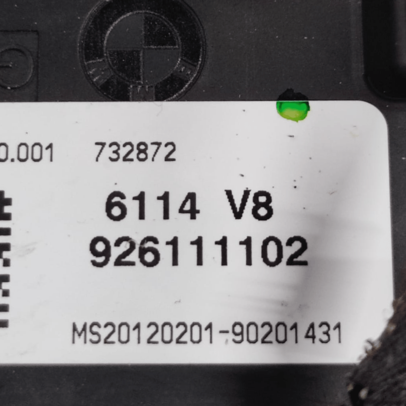 Scatola Fusibili Bmw Serie 1 F20 1.6 Benzina COD: 926111102 (2011 - 2019) - F&P CRASH SRLS - Ricambi Usati