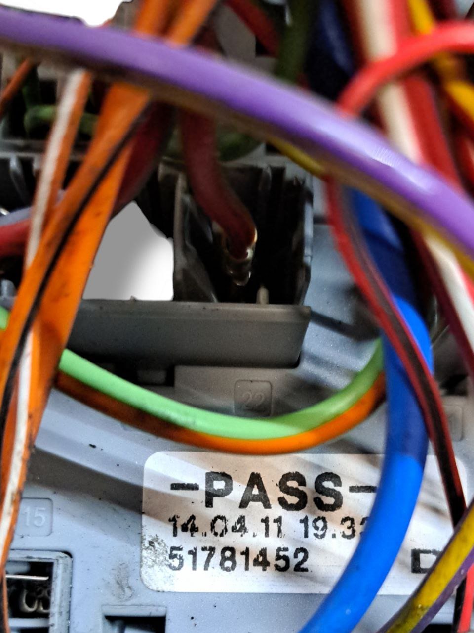 Fuse Box / Fuse Holder Unit Fiat Panda 169 1.2 Petrol (2006) CODE:51781452 - F&P CRASH SRLS - Used Parts