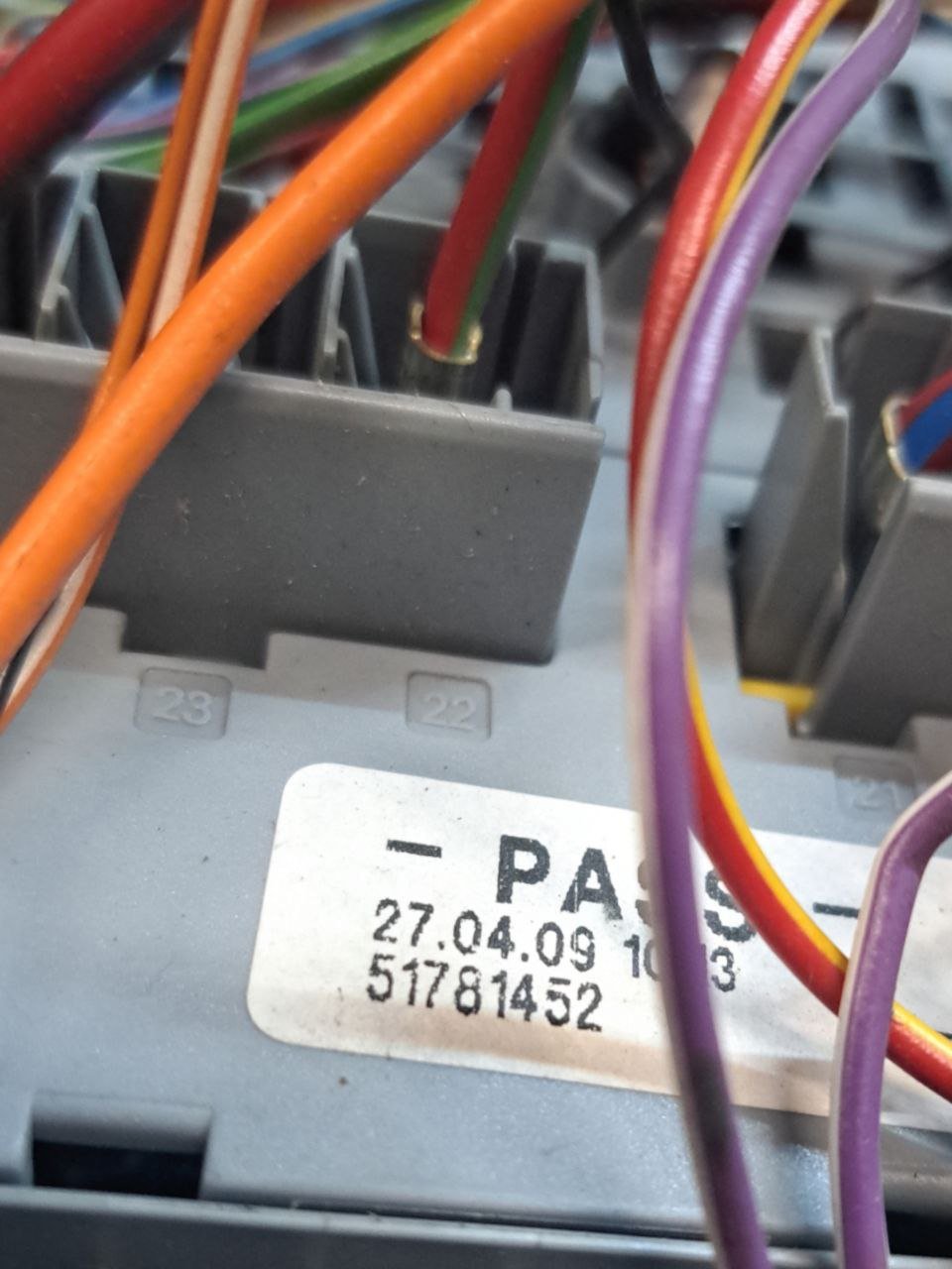 Fuse Box / Fuse Holder Unit Fiat Panda 169 1.2 Petrol (2009) COD:51781452 - F&P CRASH SRLS - Used Parts