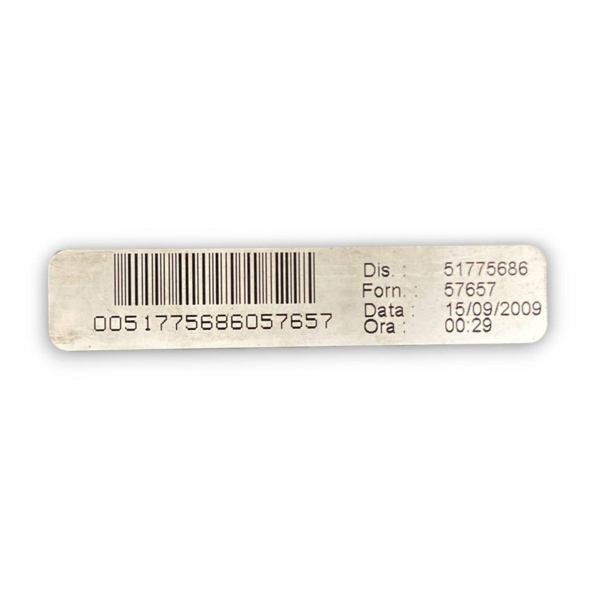 Fiat Bravo fuse box code . 51775686 1.4 petrol (2007 > 2014) - F&P CRASH SRL - Used Parts