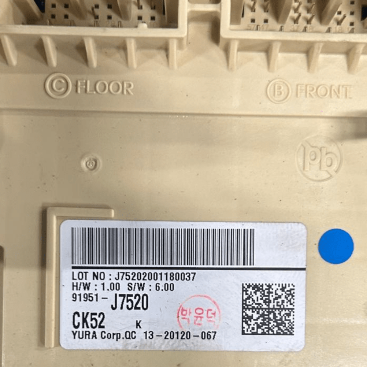 Scatola fusibili kia proceed 1.6 diesel cod:91951 - J7520 (2018 >) - F&P CRASH SRLS - Ricambi Usati