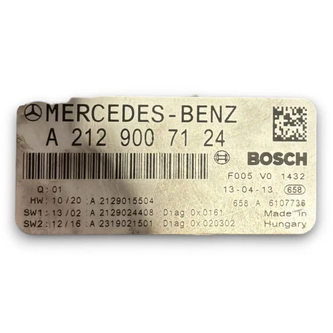 Scatola fusibili Mercedes-Benz Classe E W/S212 dal 2009 OEM A2129007124 - F&P CRASH SRL - Ricambi Usati