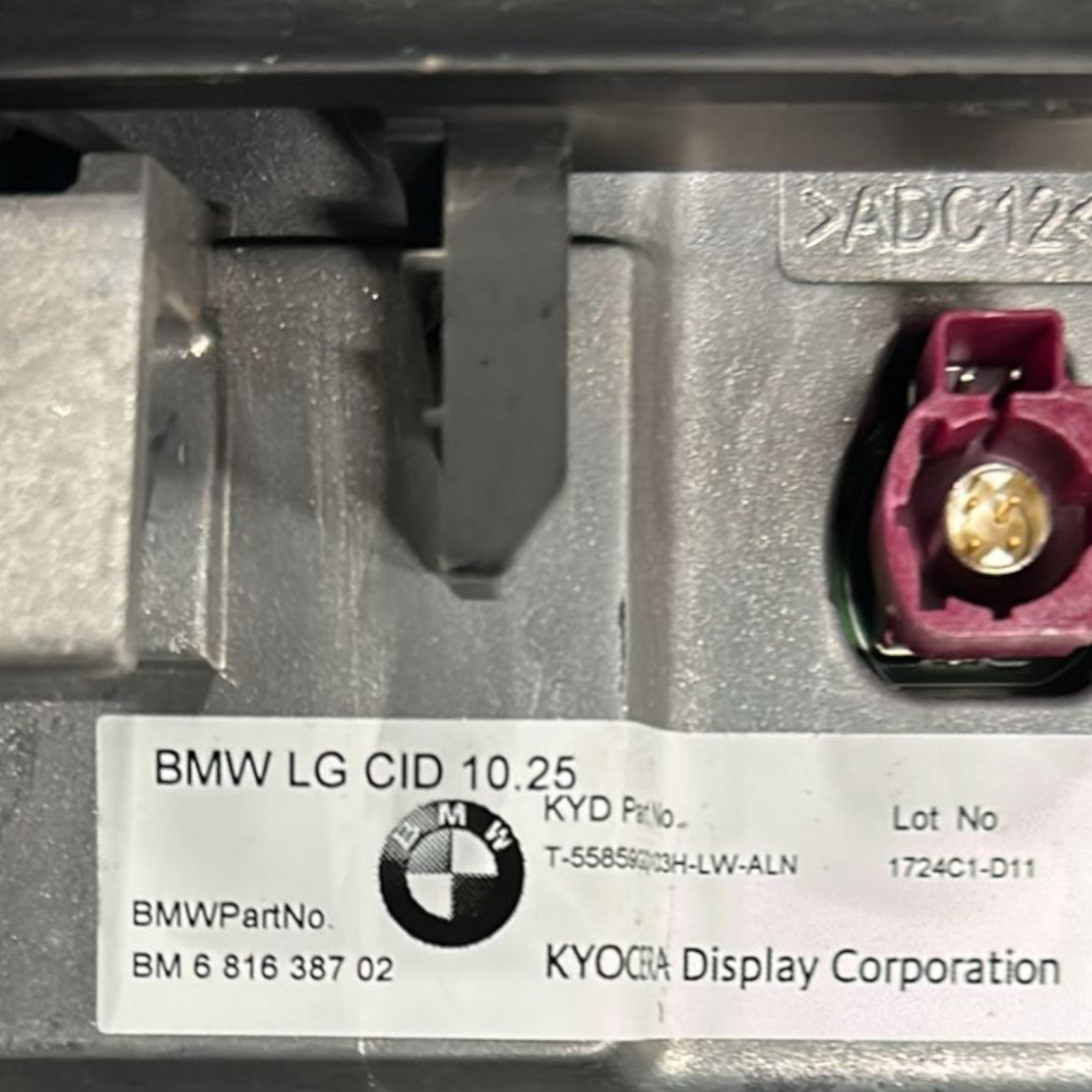Schermo / Dispaly Bmw X5 F15 cod:681638702 (2013 > 2018) - F&P CRASH SRLS - Ricambi Usati