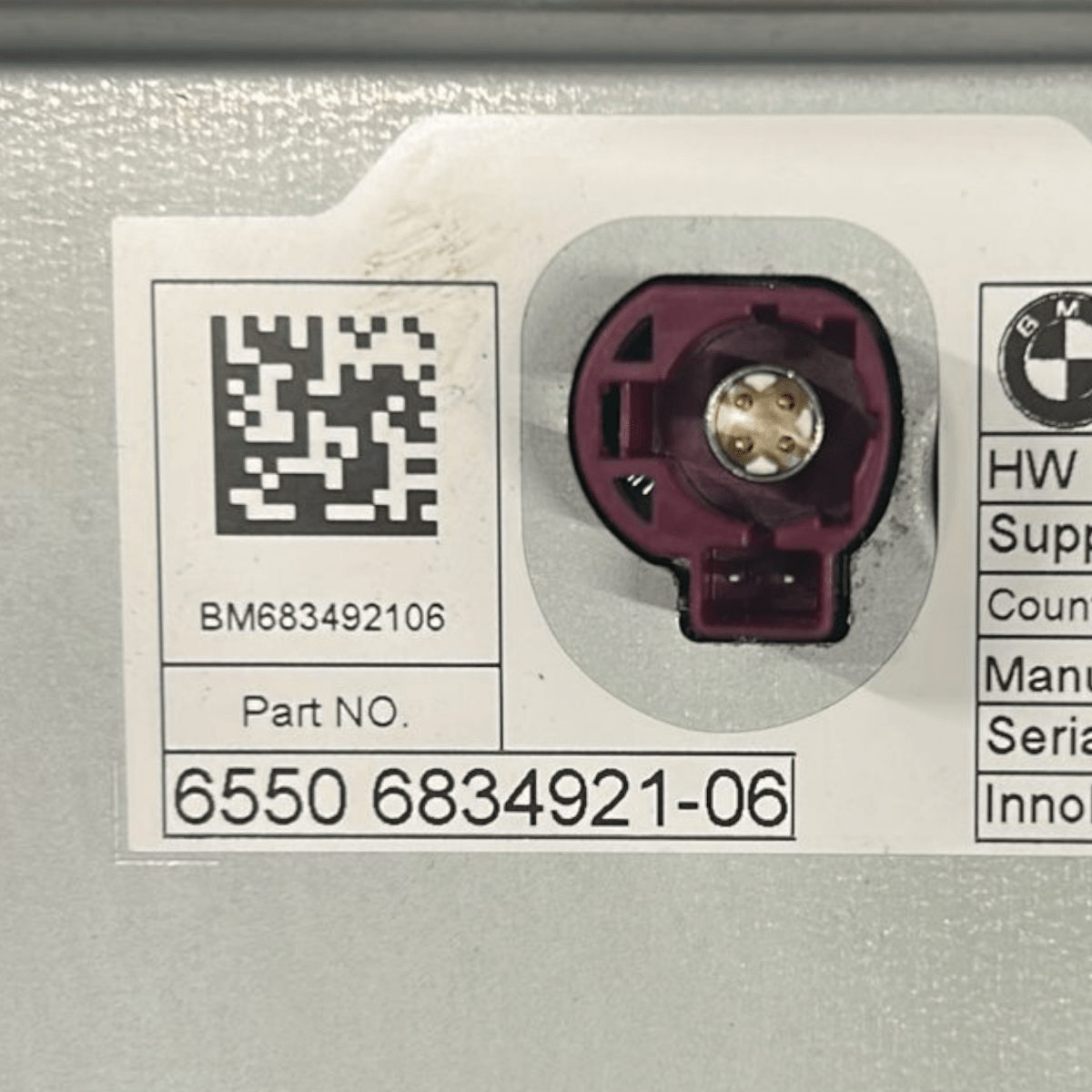 Schermo / display bmw x3 g01 cod:6834921 - 06 (2017 > 2024) - F&P CRASH SRL - Ricambi Usati
