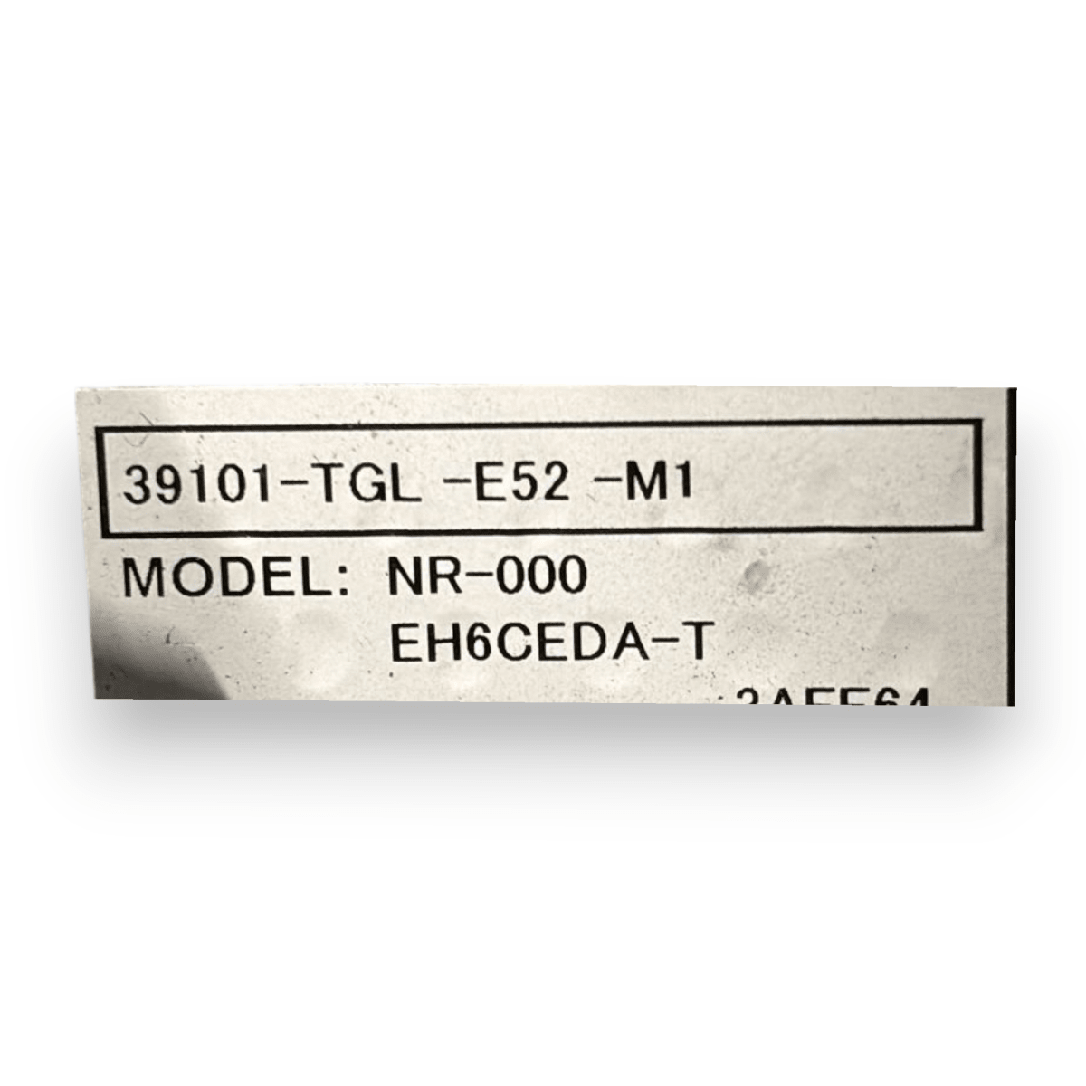 Schermo / display honda civic x cod:39101 - tgle52m1 (2015 - 2021) - F&P CRASH SRL - Ricambi Usati